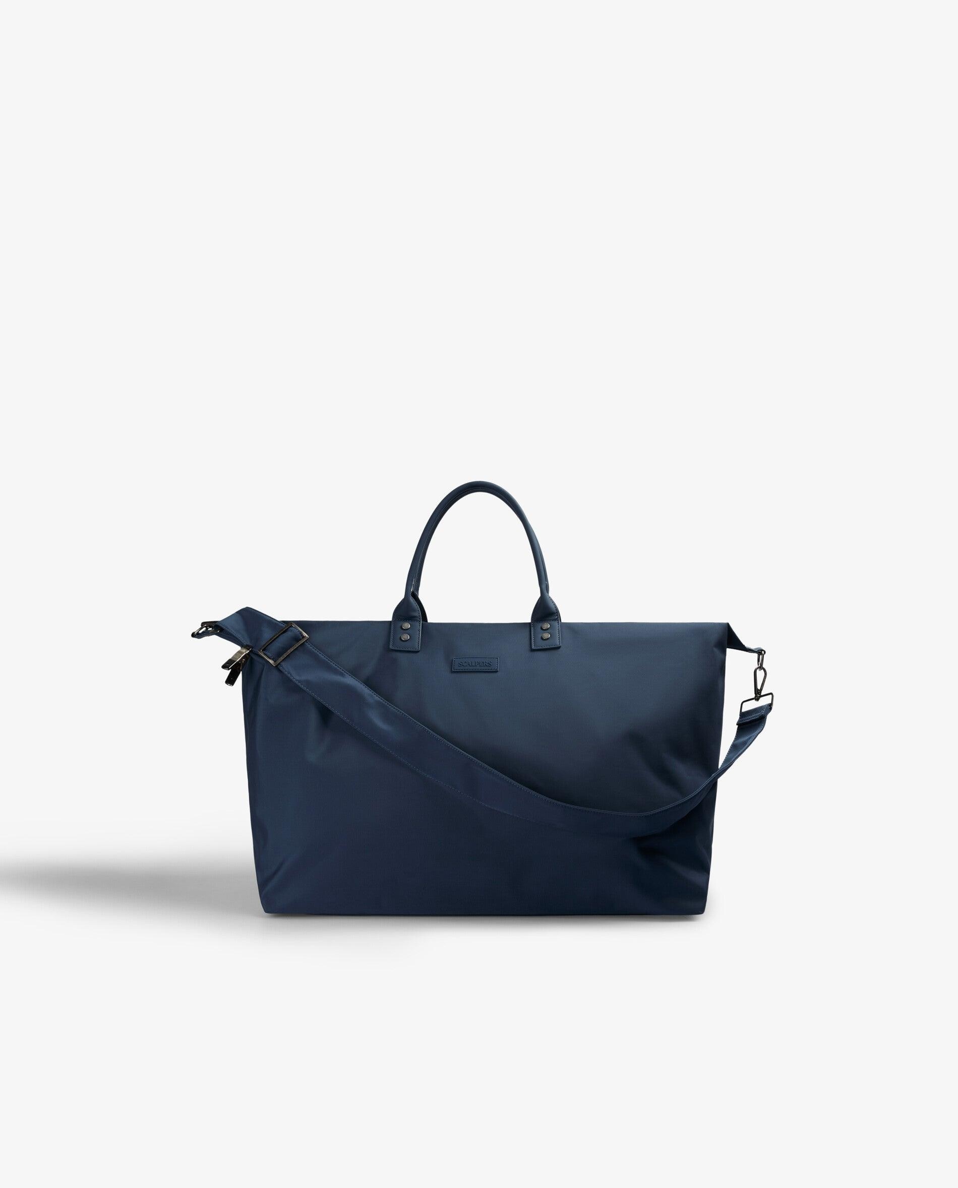 Mala com Fecho Zip e Alça a Tiracolo Ajustável Navy-5