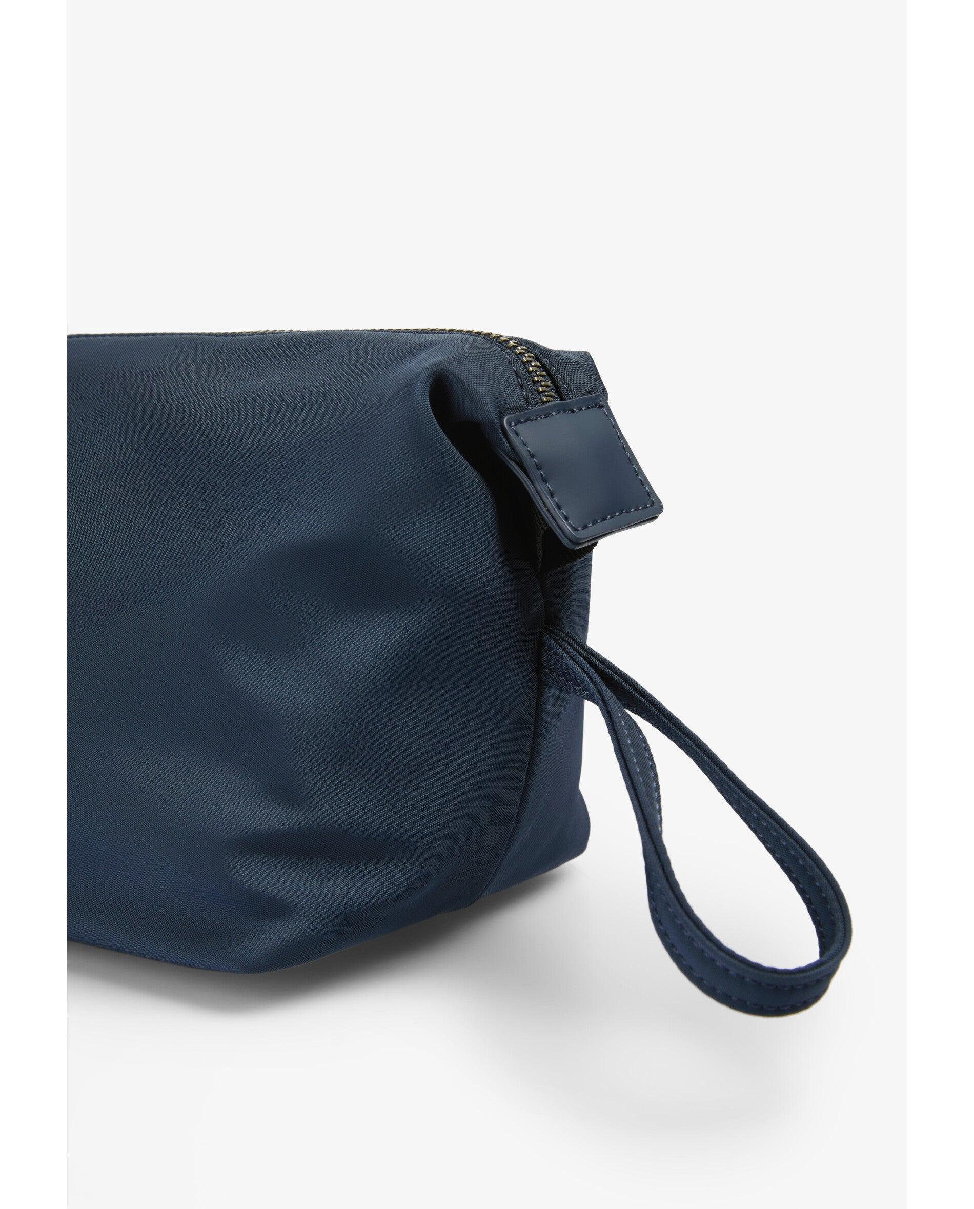 Necessaire com Fecho Zip e Alça de Mão Navy-5