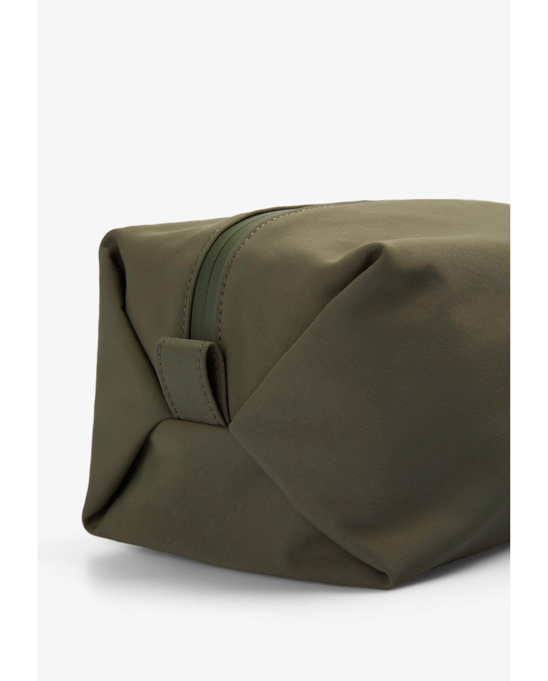 Necessaire Liso com Fecho Zip Caqui-6
