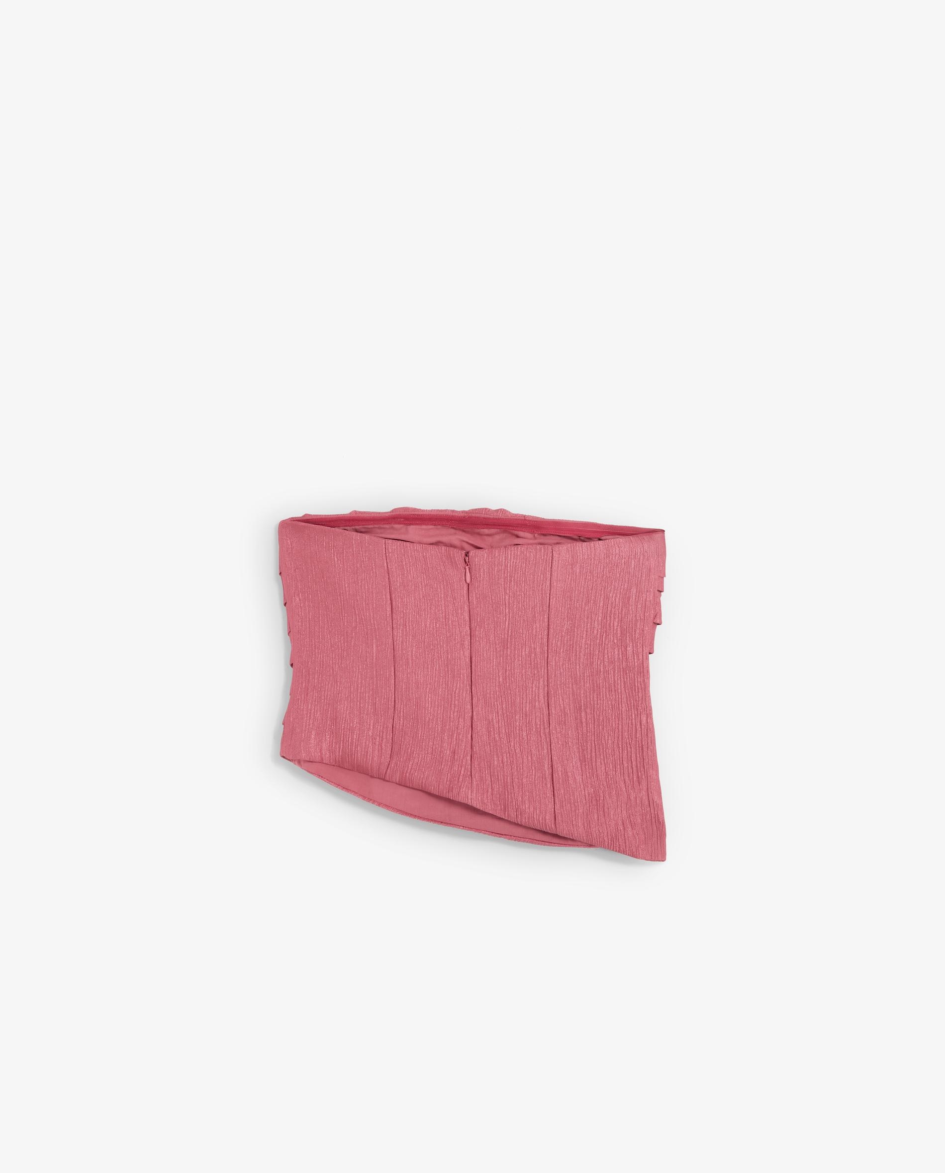 Top Acetinado com Textura Morango-2