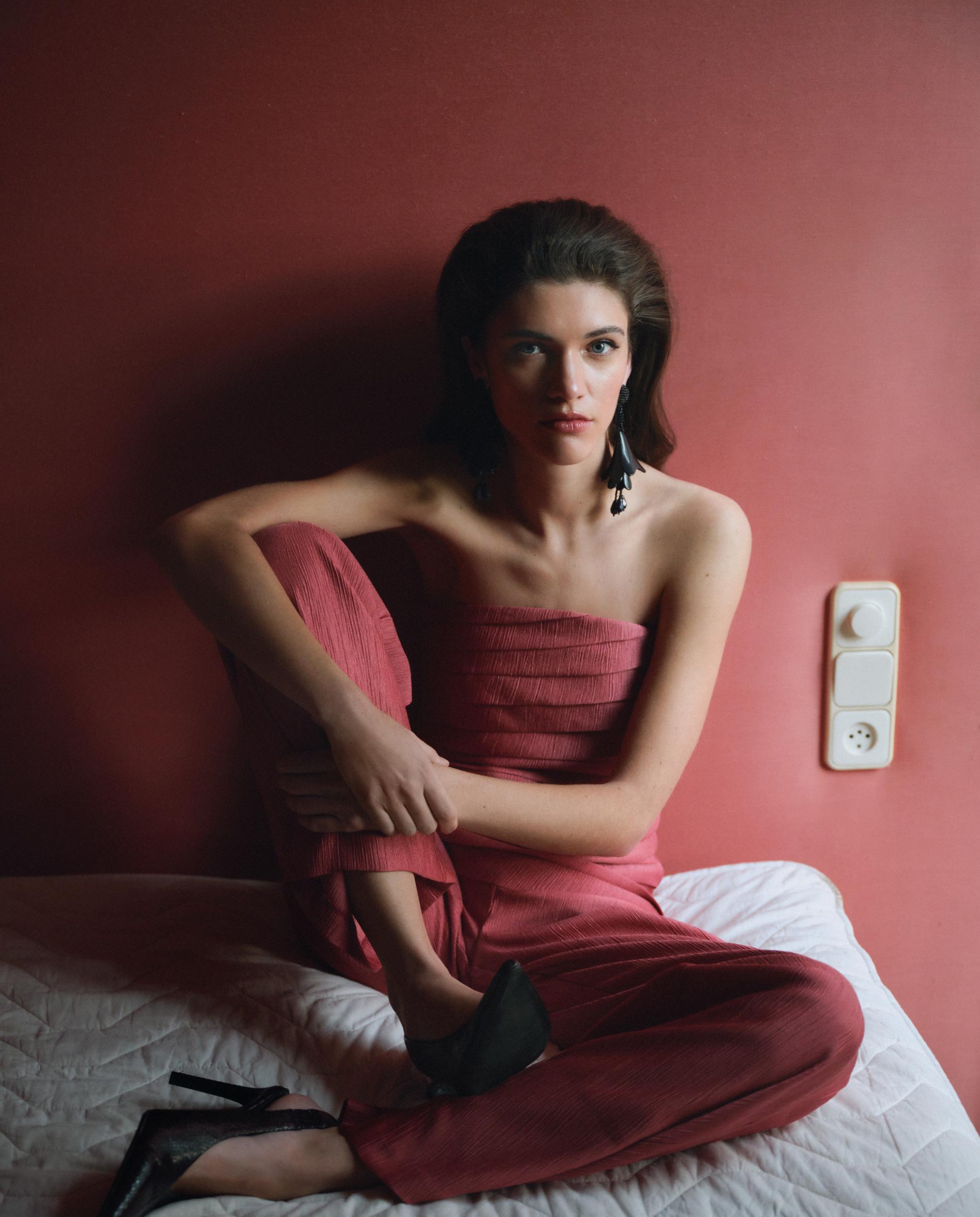 Top Acetinado com Textura Morango-6