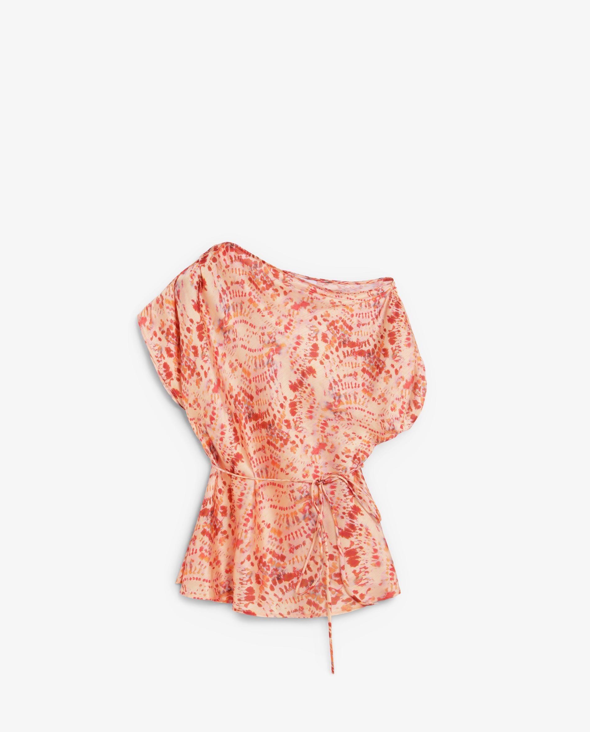 Imagem 0 de Top Tie-dye com Decote Assimétrico