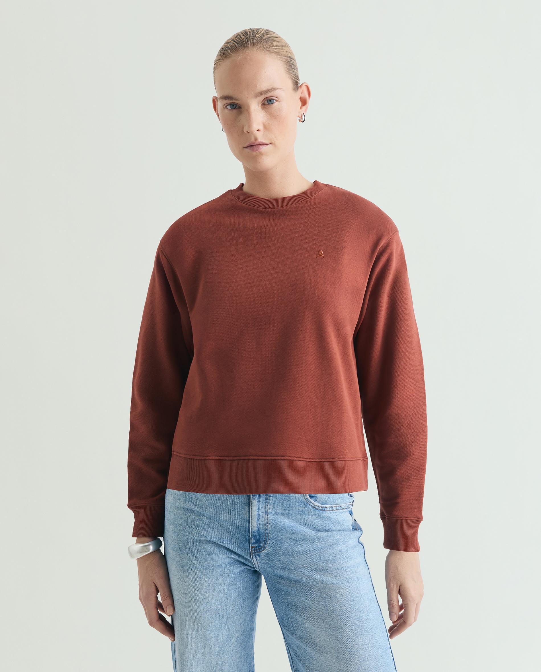 Imagem 0 de Sweatshirt de Algodão com Gola Redonda