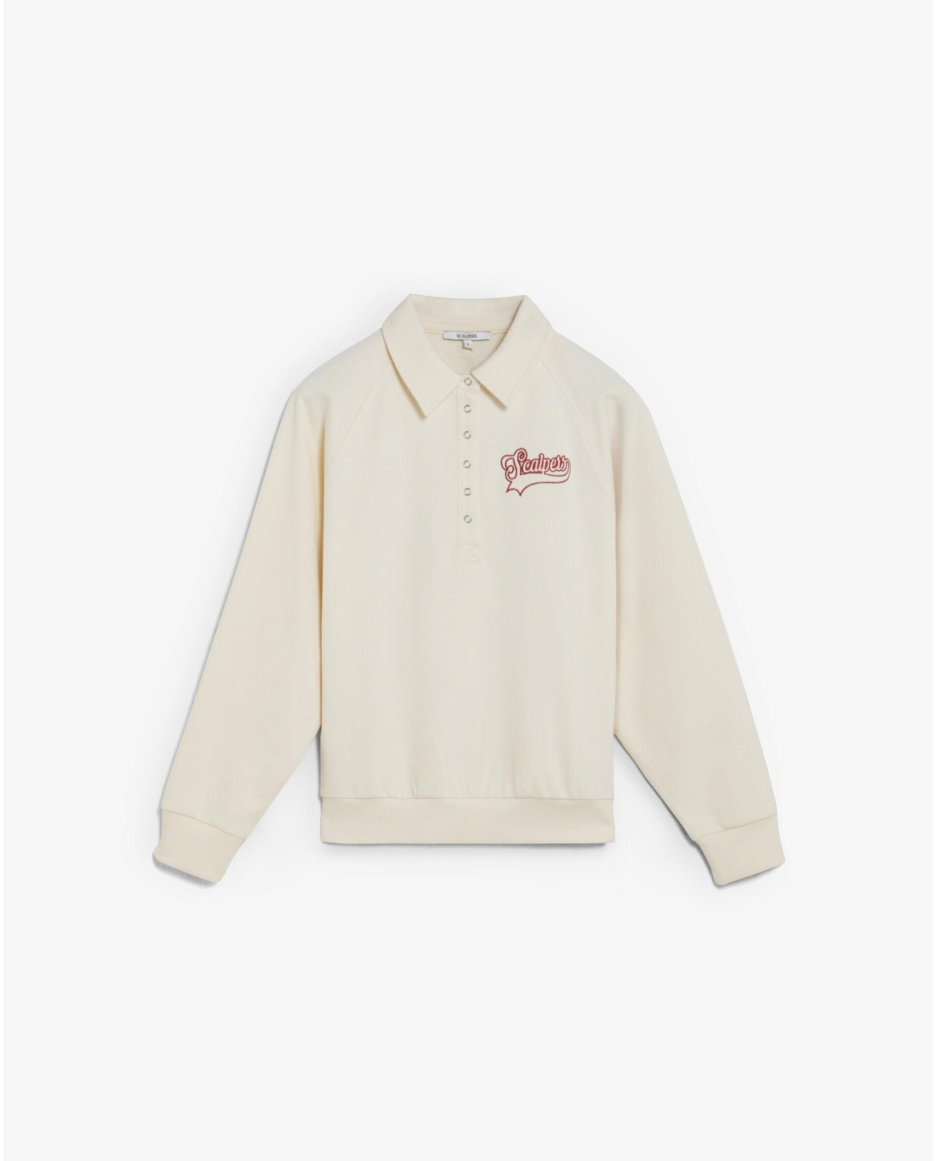 Imagem 0 de Sweatshirt Relaxed Fit com Gola Polo