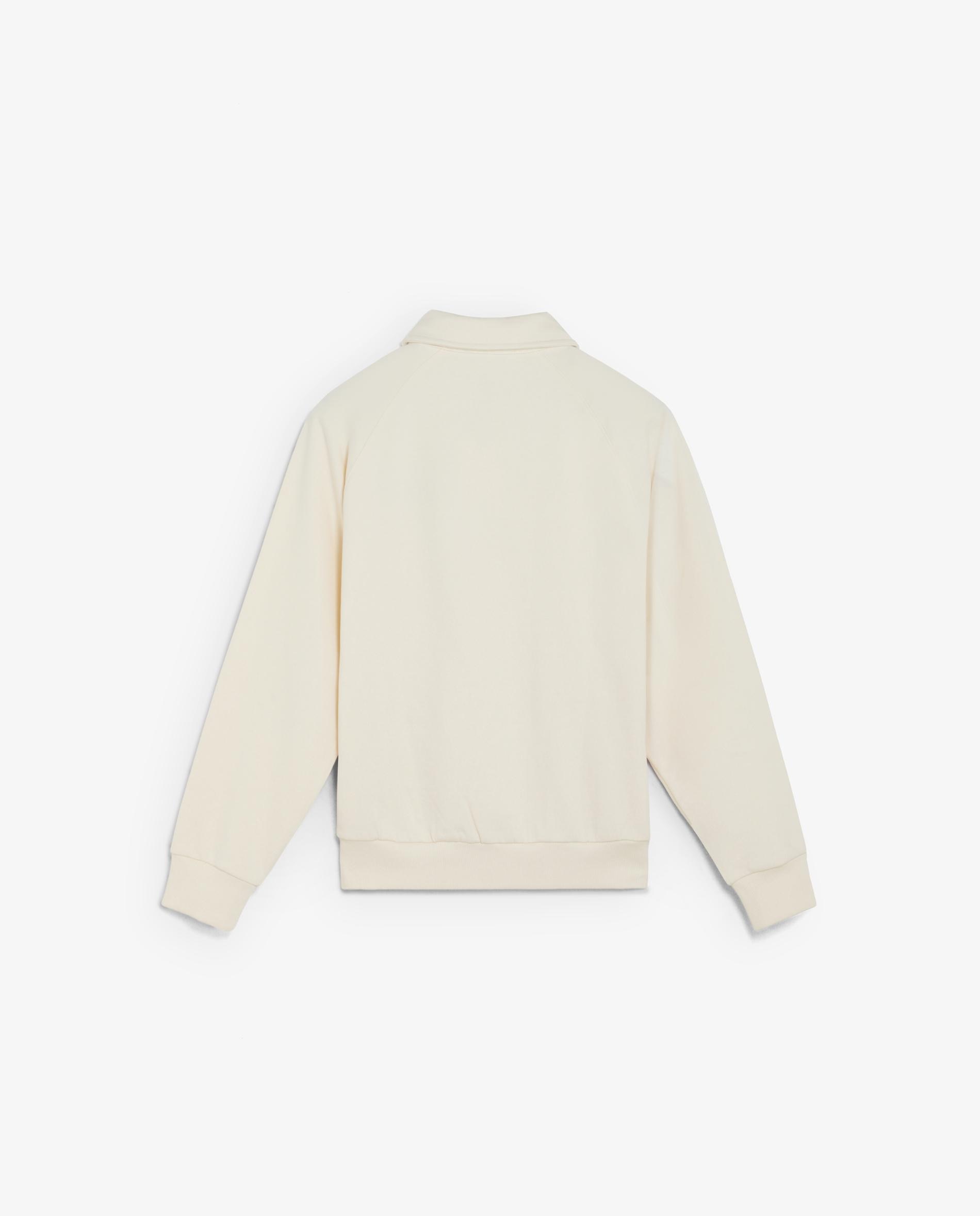 Sweatshirt Relaxed Fit com Gola Polo Cru-5