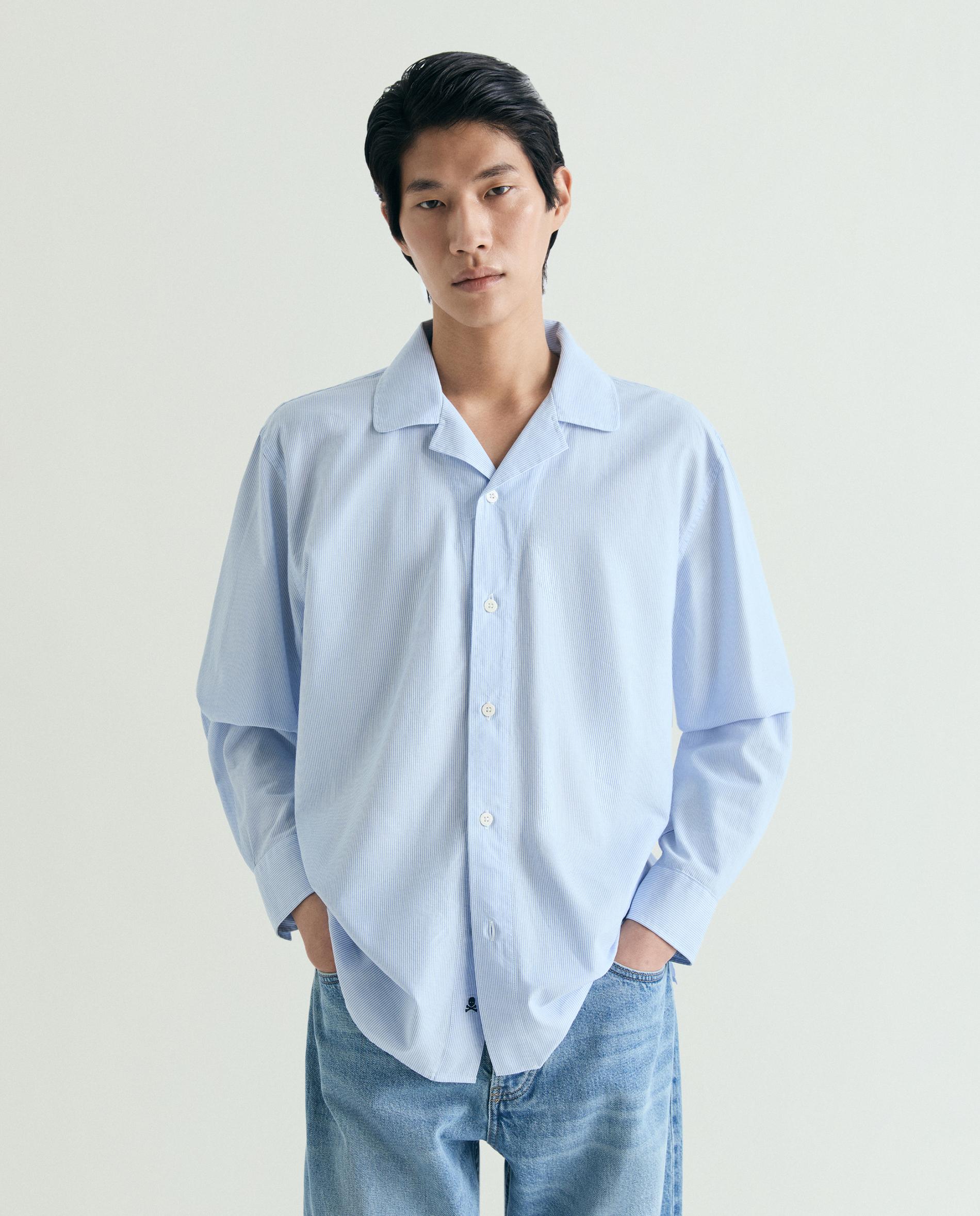 Imagem 0 de Camisa Regular Fit Às Riscas
