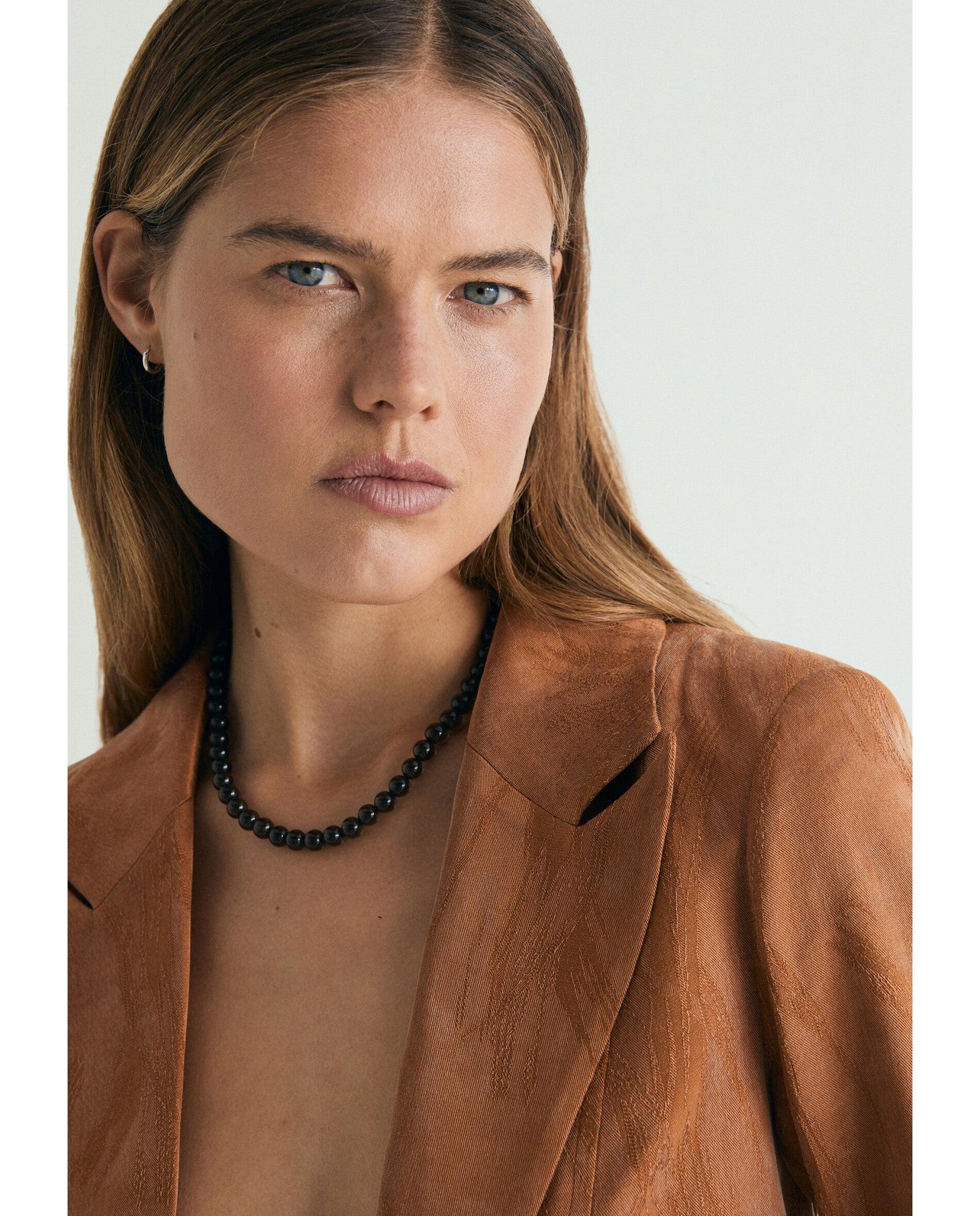 Blazer Curto em Tecido Jacquard Laguna-4