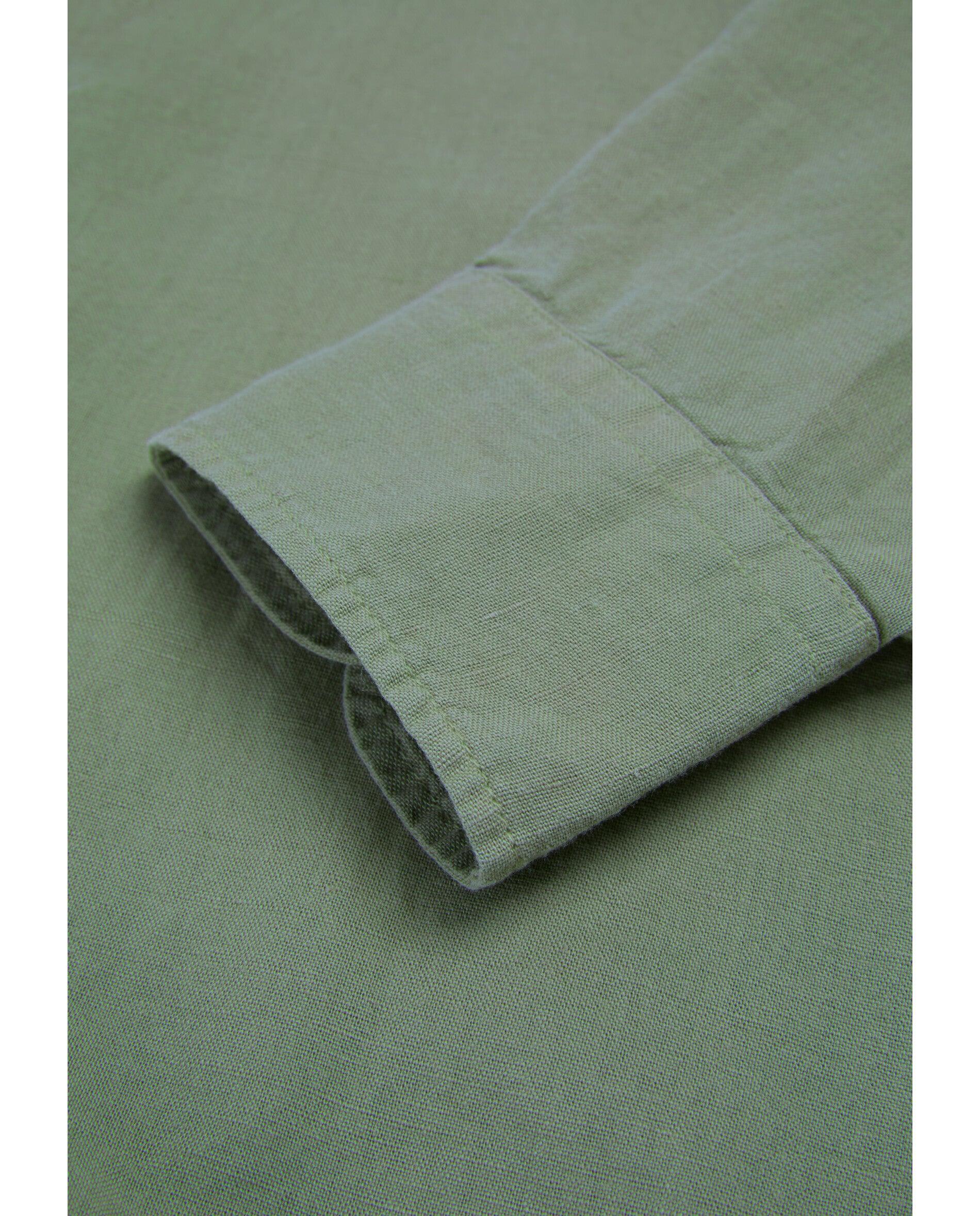 Camisa Regular Fit com Caveira Bordada Verde-claro-3