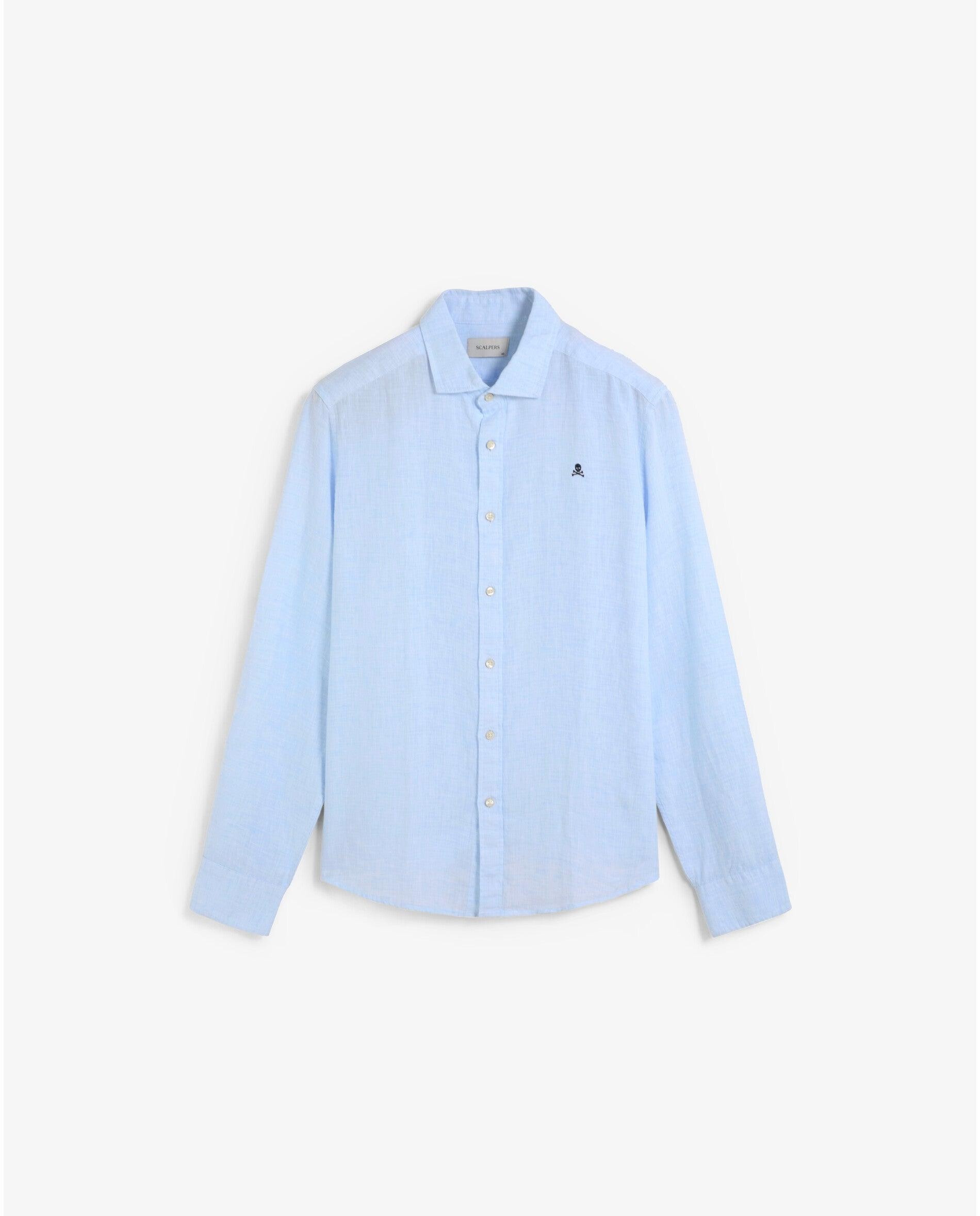 Imagem 0 de Camisa em Linho 100% de Manga Comprida