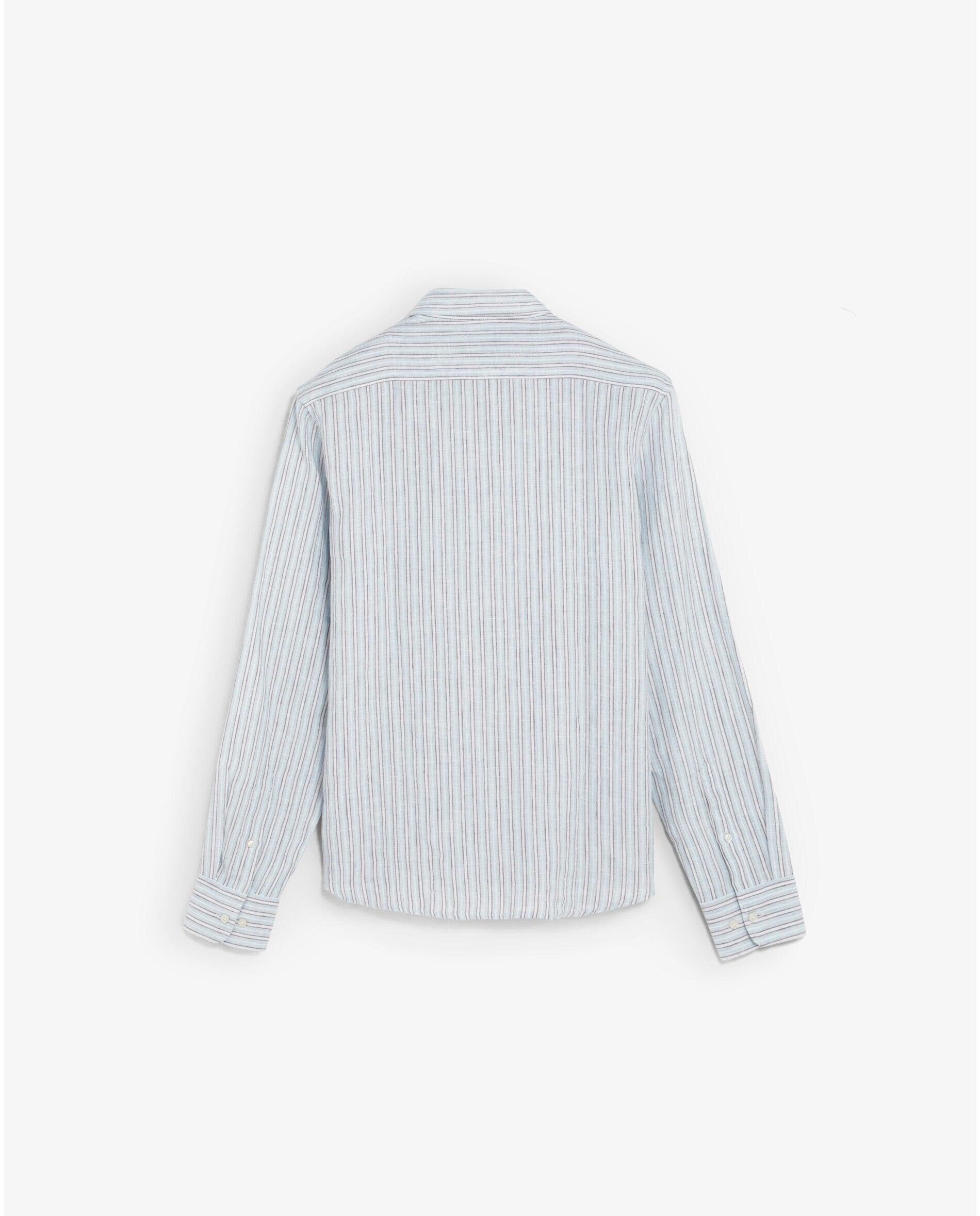 Camisa Regular Fit Às Riscas Multicolor-2