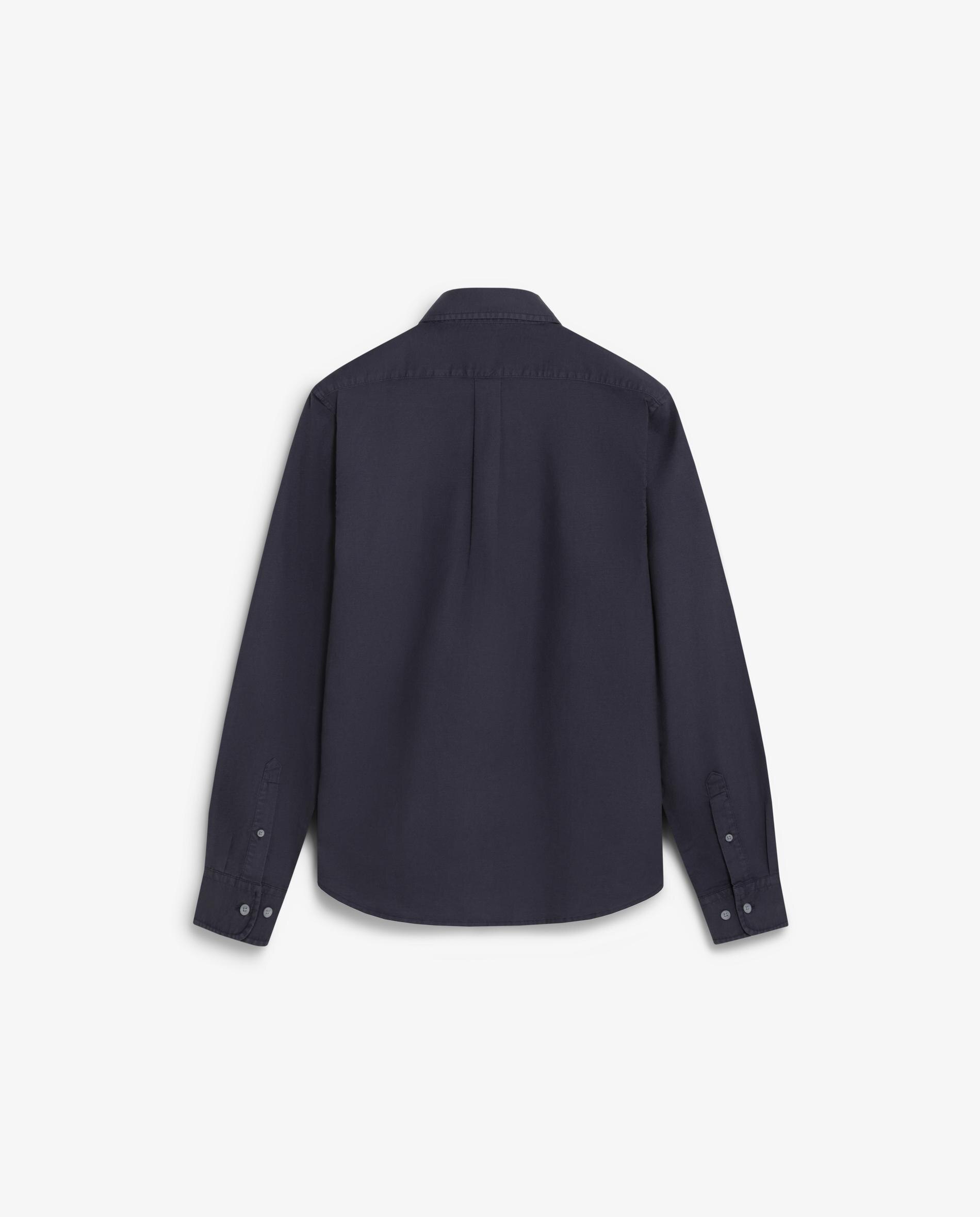 Camisa Regular de Manga Comprida Navy-2