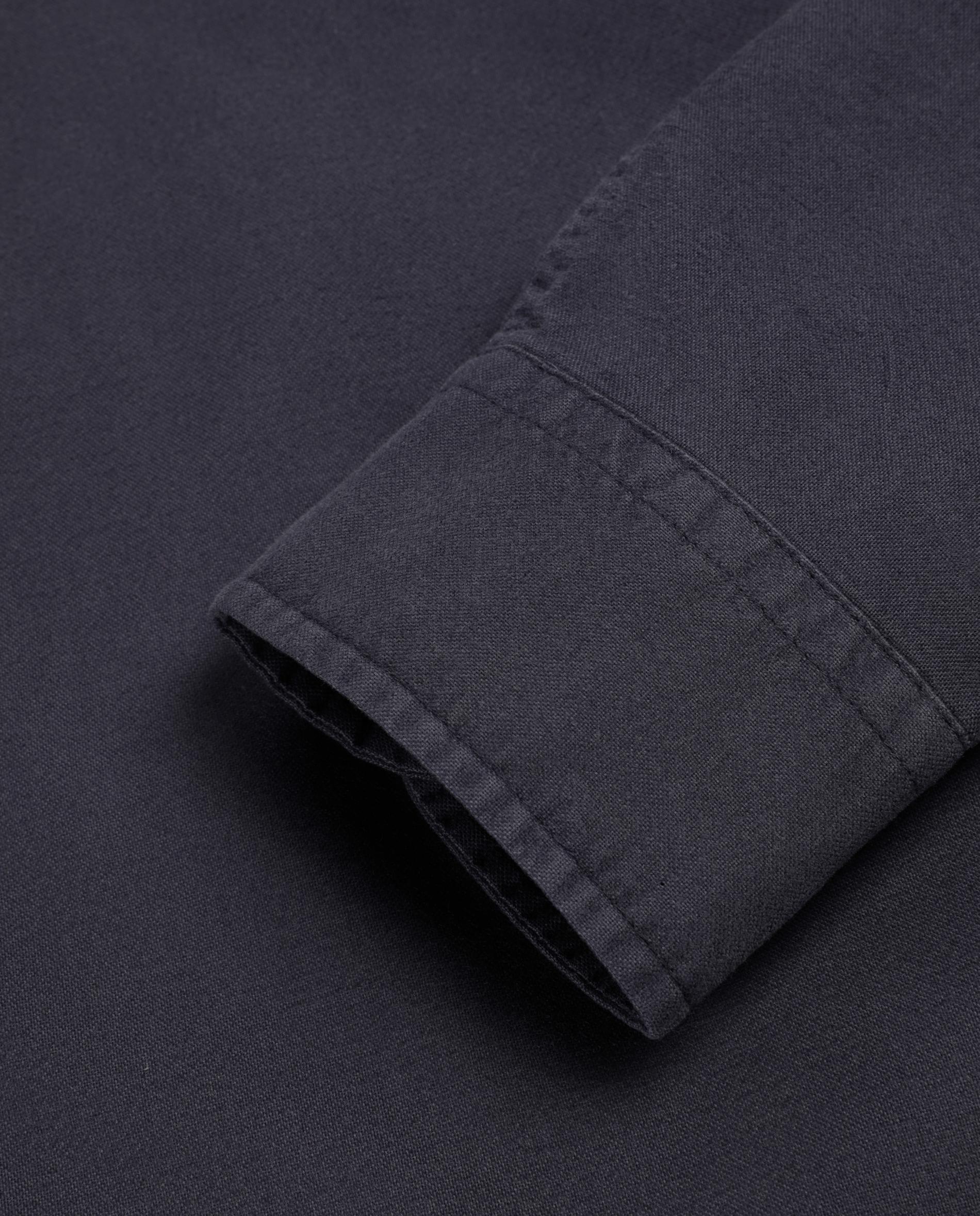 Camisa Regular de Manga Comprida Navy-3