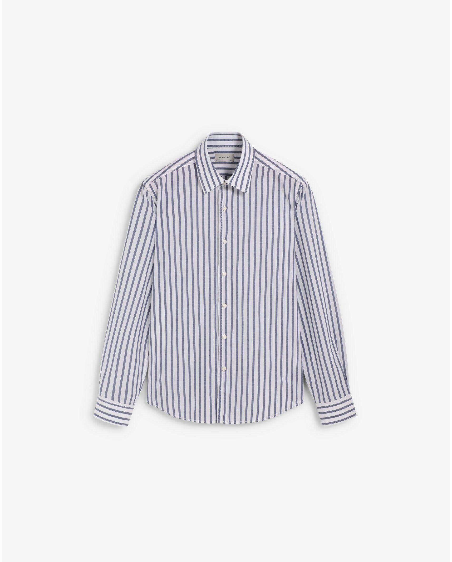 Imagem 0 de Camisa Regular Fit Às Riscas