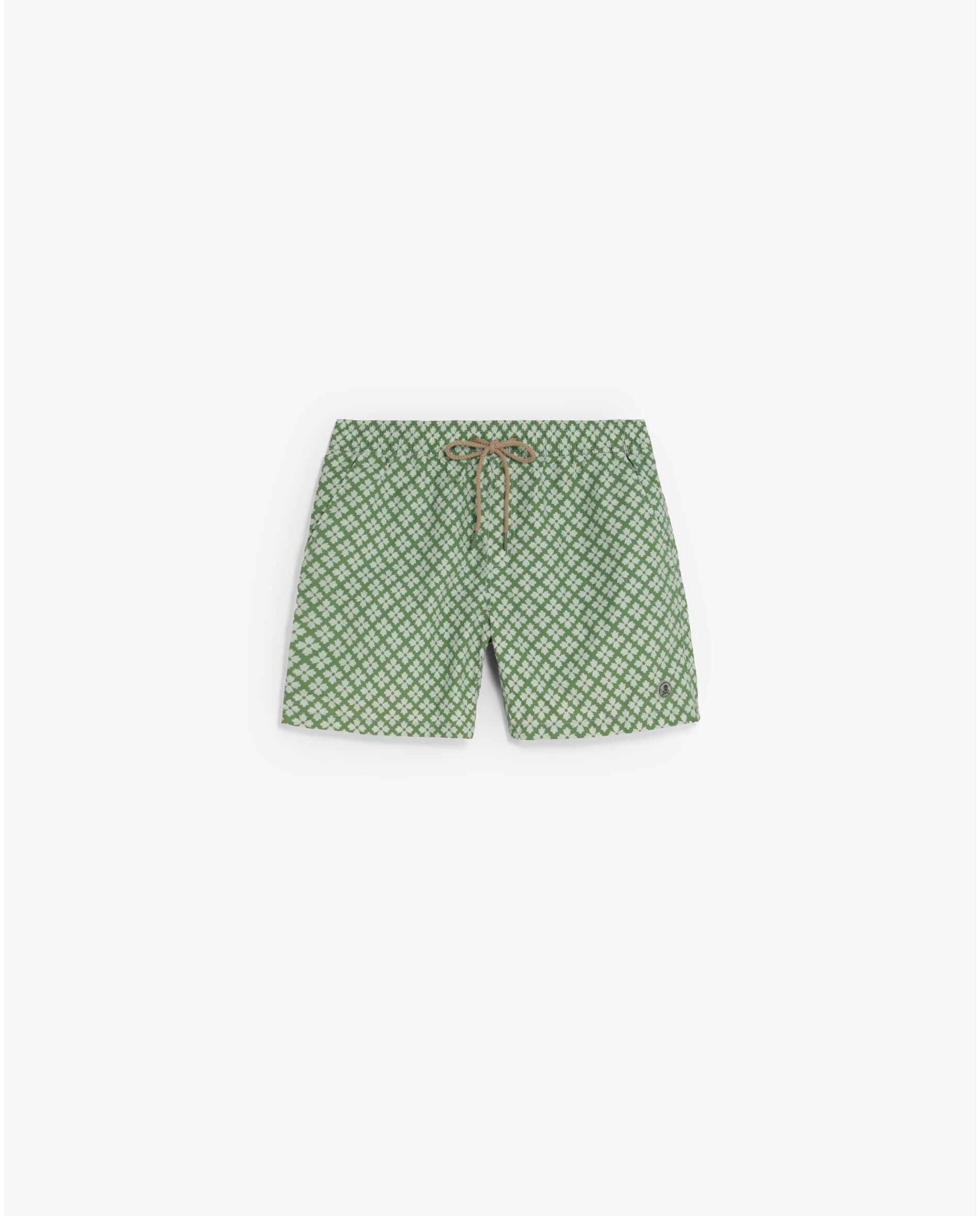Imagem 0 de Fato de Banho Bermuda Estampado com Bolso Posterior