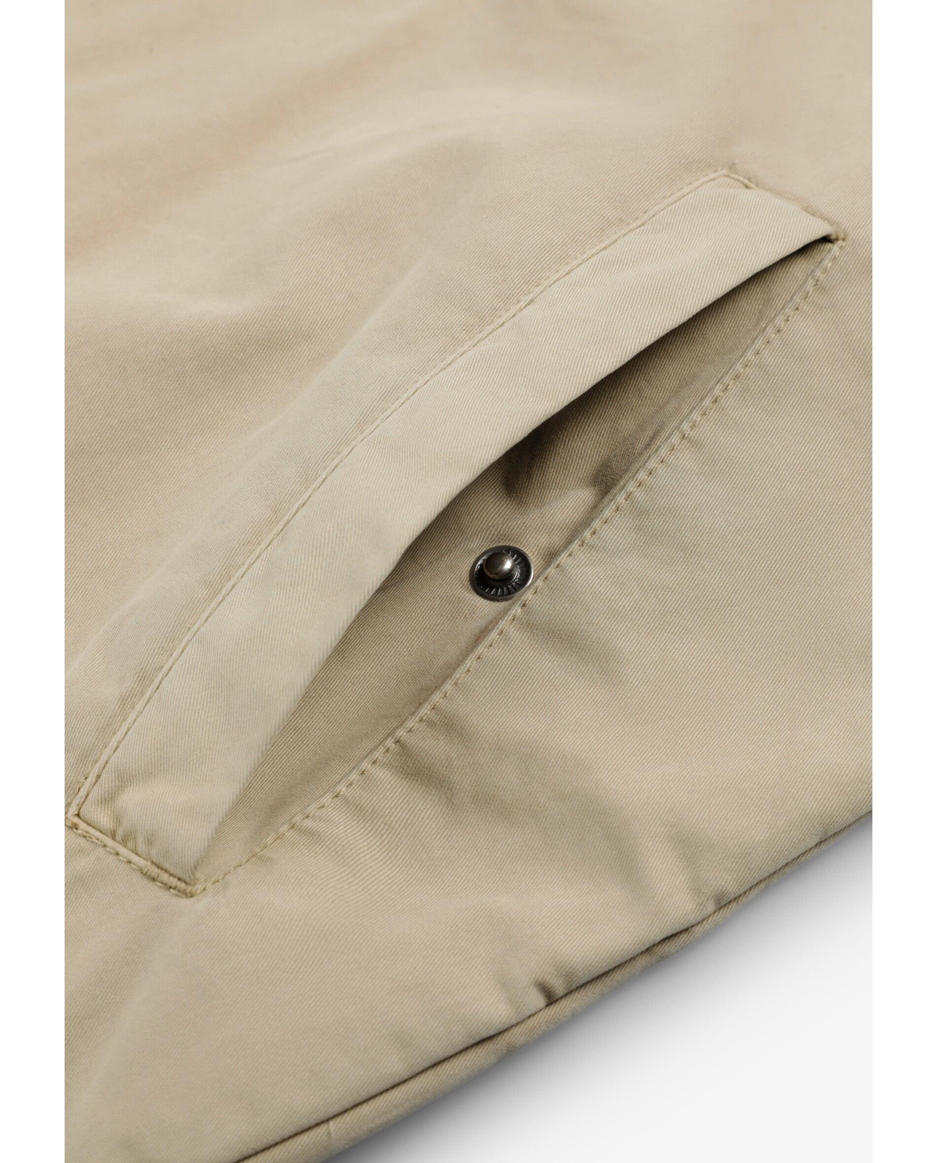 Casaco com Capuz e Fecho Zip Camel-5