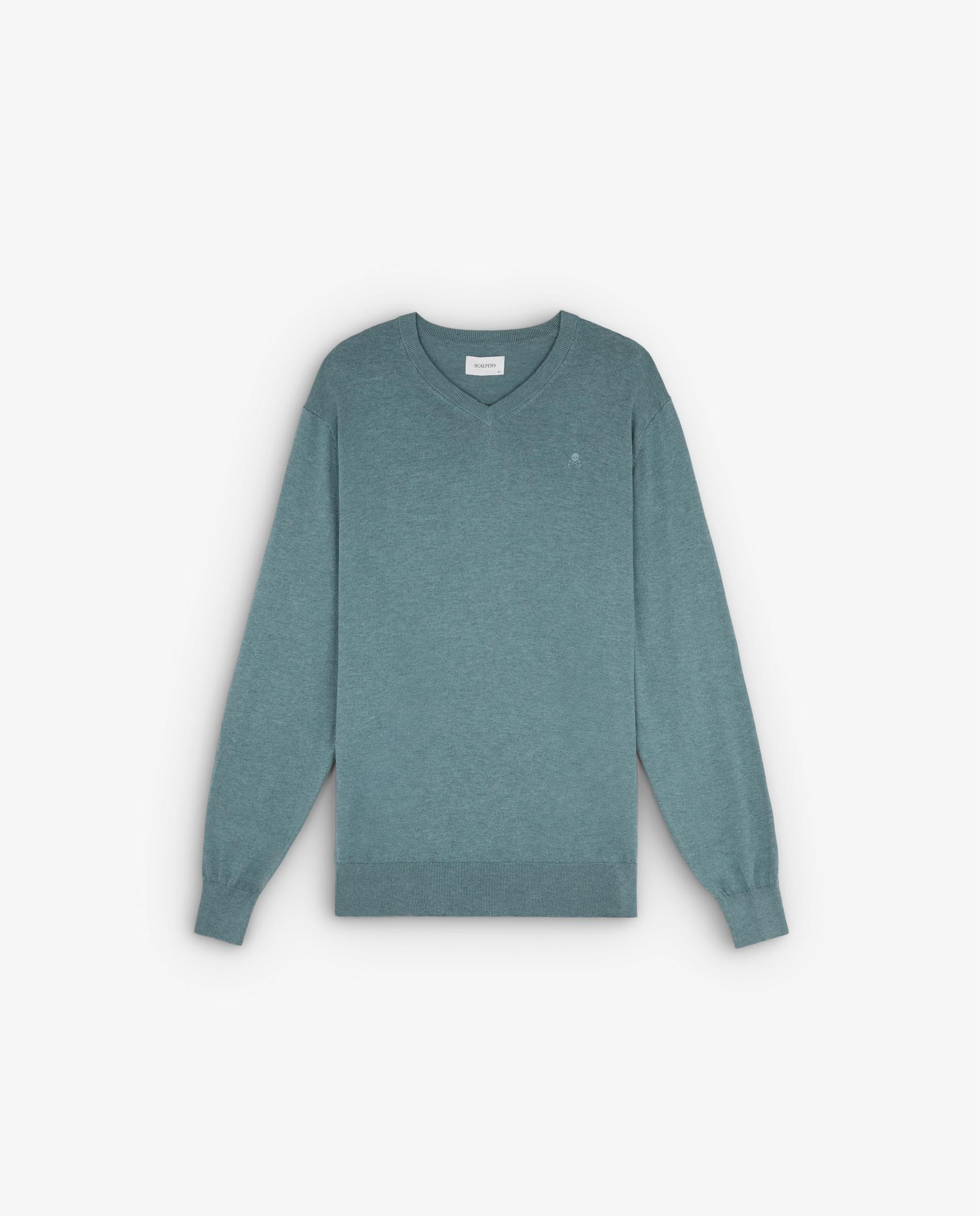 Imagem 0 de Camisola Regular com Gola em V