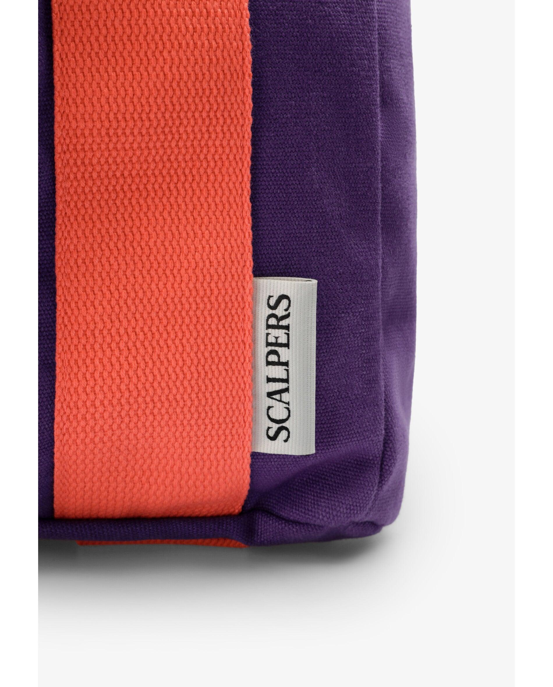 Mala Infantil com Fecho Ajustável e Bolso Frontal Scalpers Roxo-5