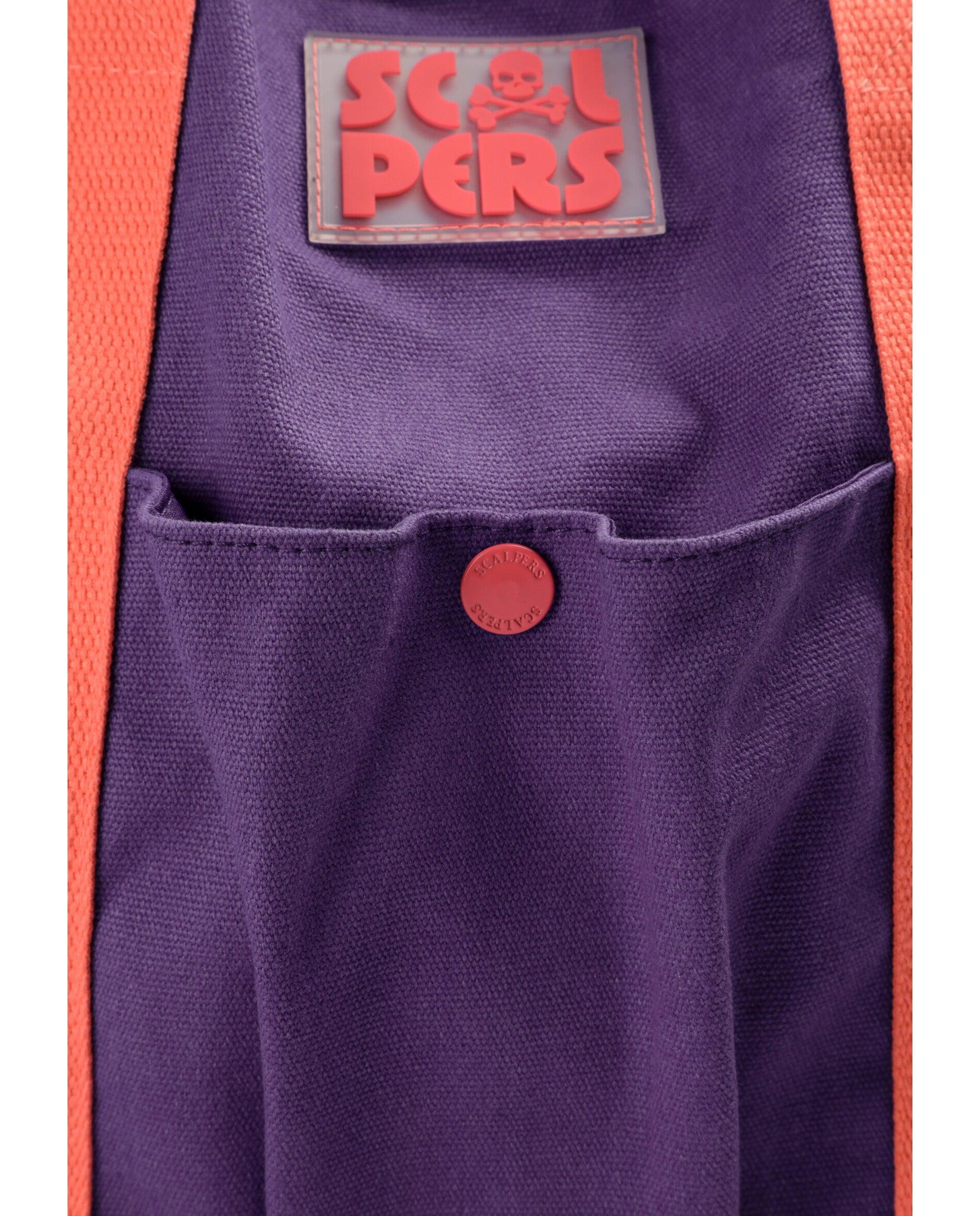 Mala Infantil com Fecho Ajustável e Bolso Frontal Scalpers Roxo-6