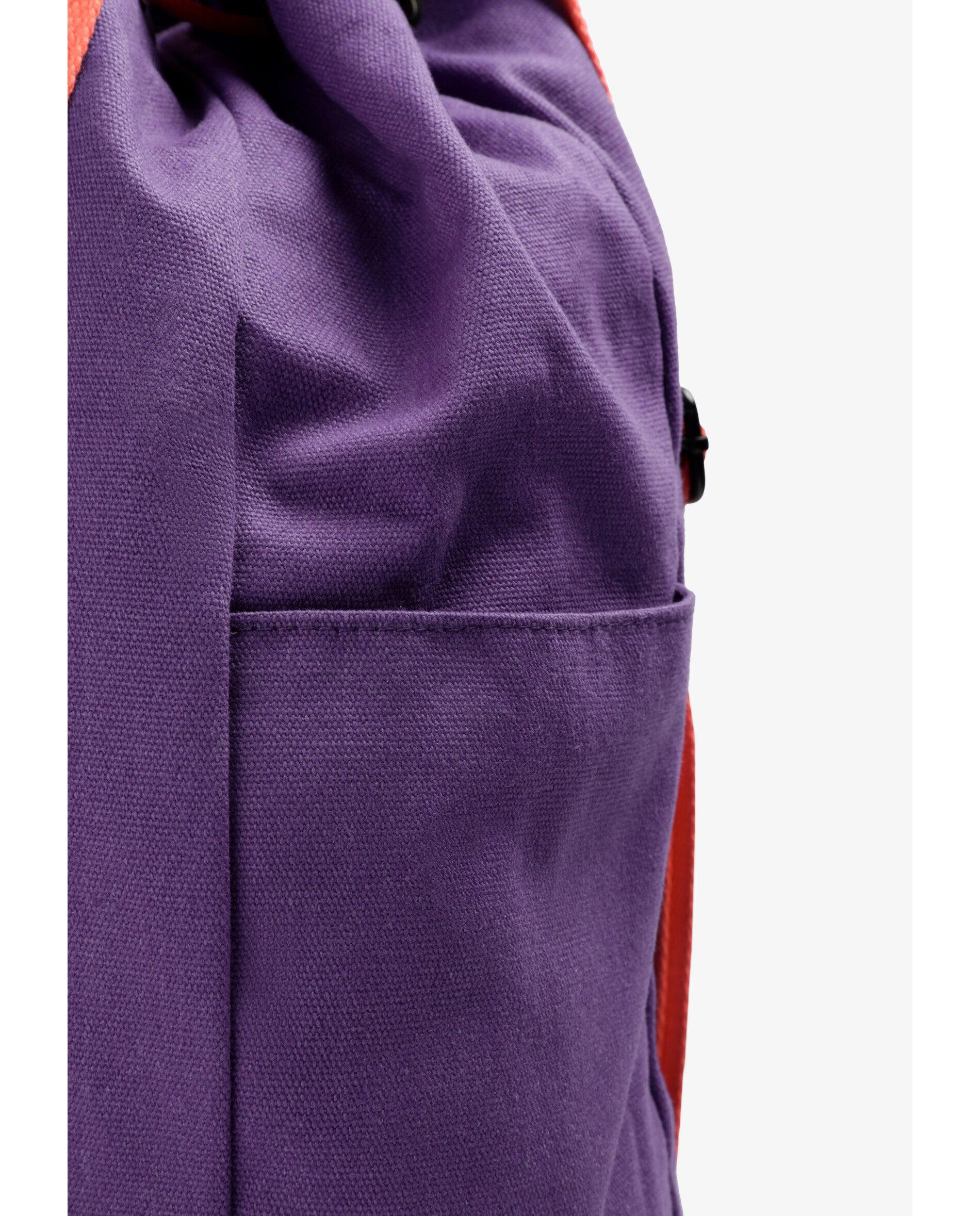 Mala Infantil com Fecho Ajustável e Bolso Frontal Scalpers Roxo-7