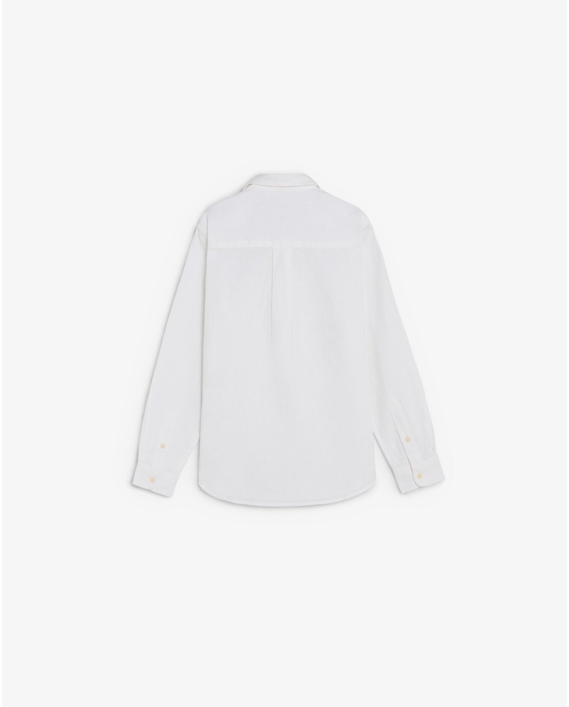 Camisa Infantil Tipo Polo de Manga Comprida Scalpers Branco-2