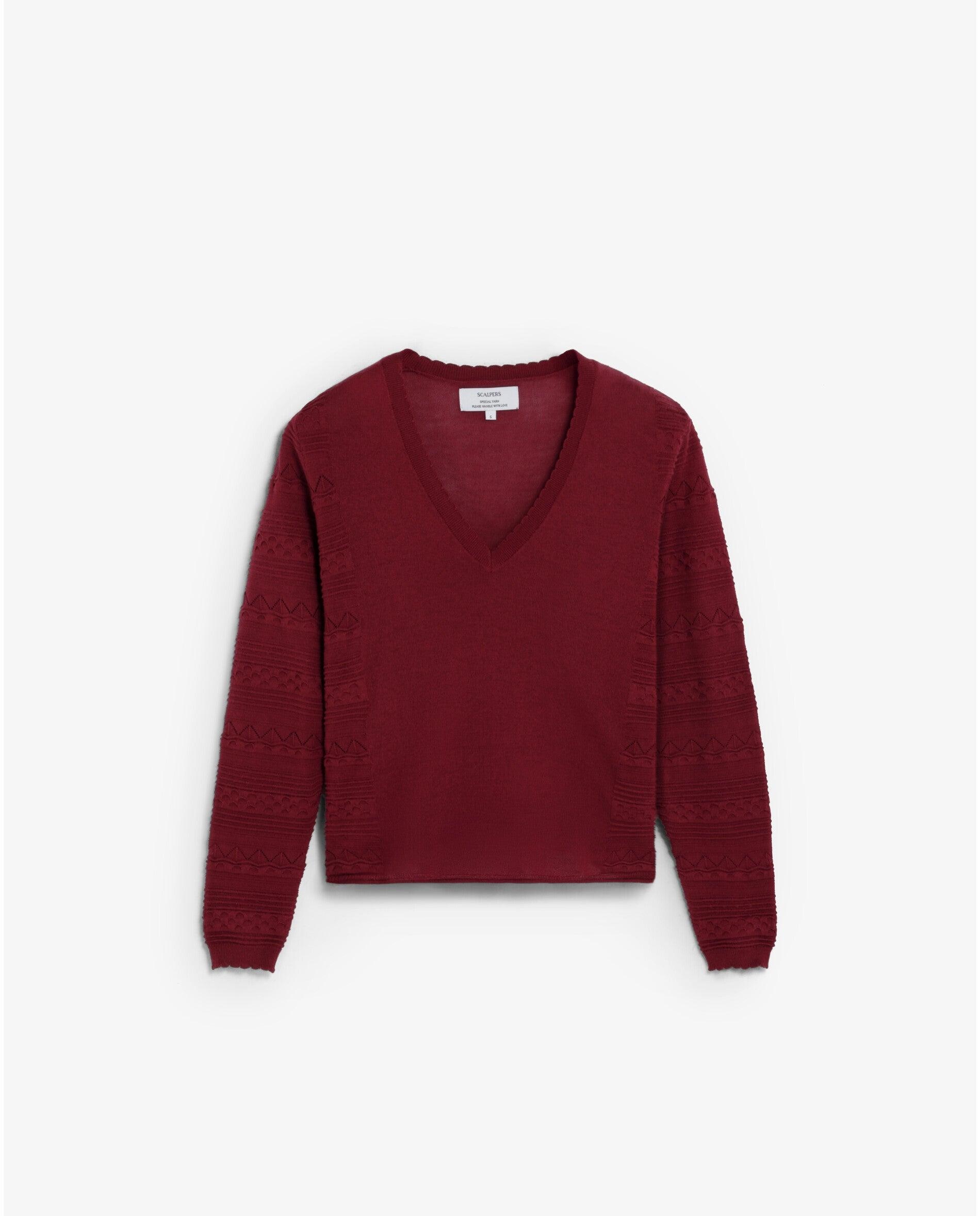 Imagem 0 de Camisola Regular Fit com Gola em V