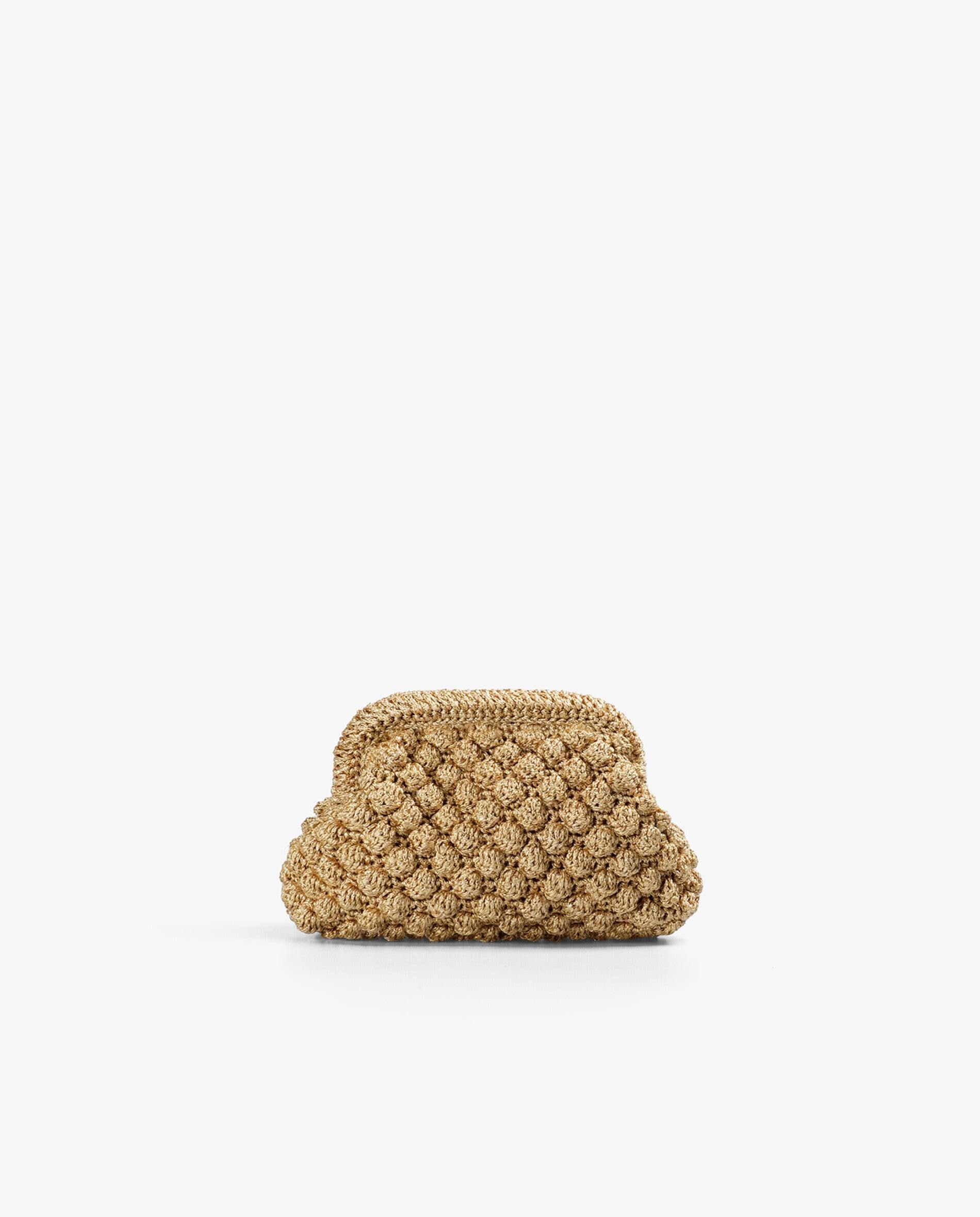 Imagem 0 de Mala Tipo Clutch Confecionada em Tecido Entrançado