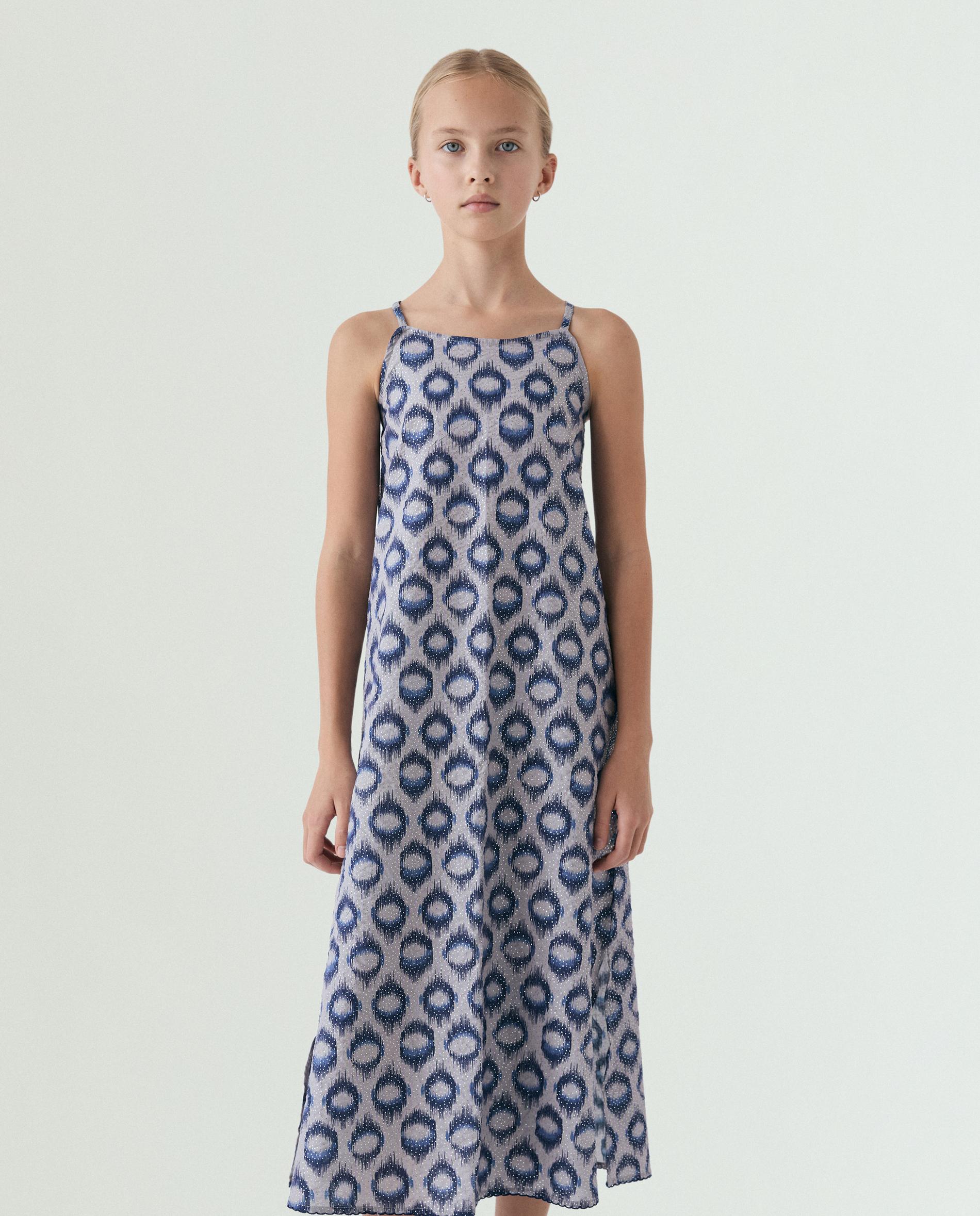 Vestido Infantil de Alças Estampado Scalpers Multicolor-2