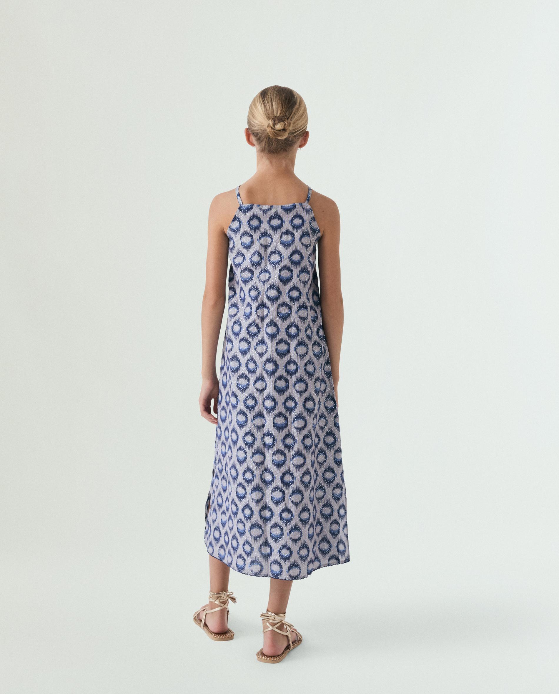 Vestido Infantil de Alças Estampado Scalpers Multicolor-3