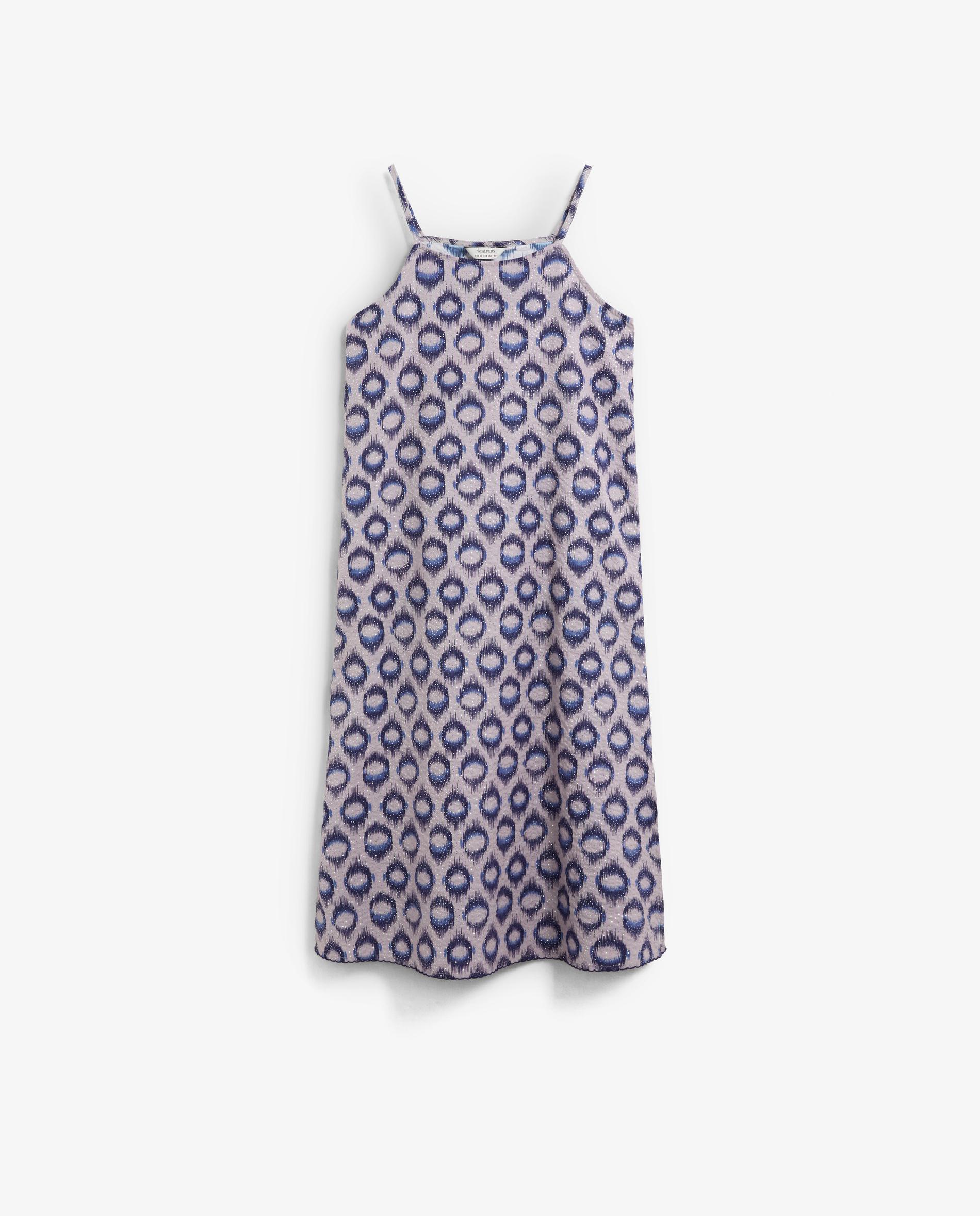Vestido Infantil de Alças Estampado Scalpers Multicolor-4