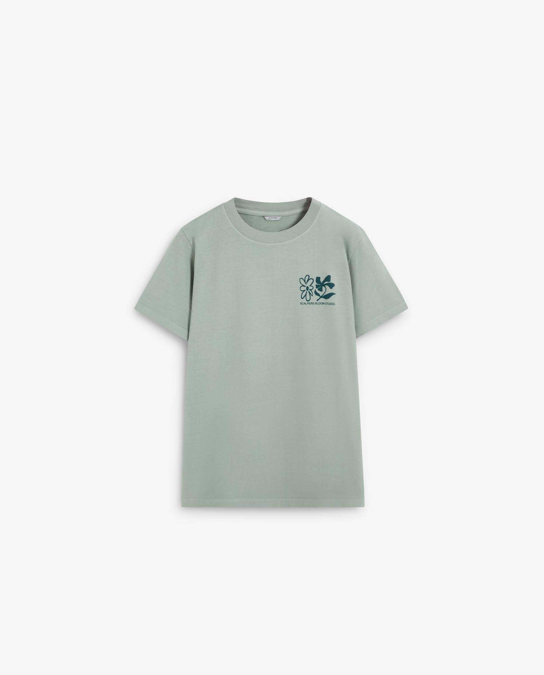 Imagem 0 de T-shirt de Manga Curta com Print Posterior