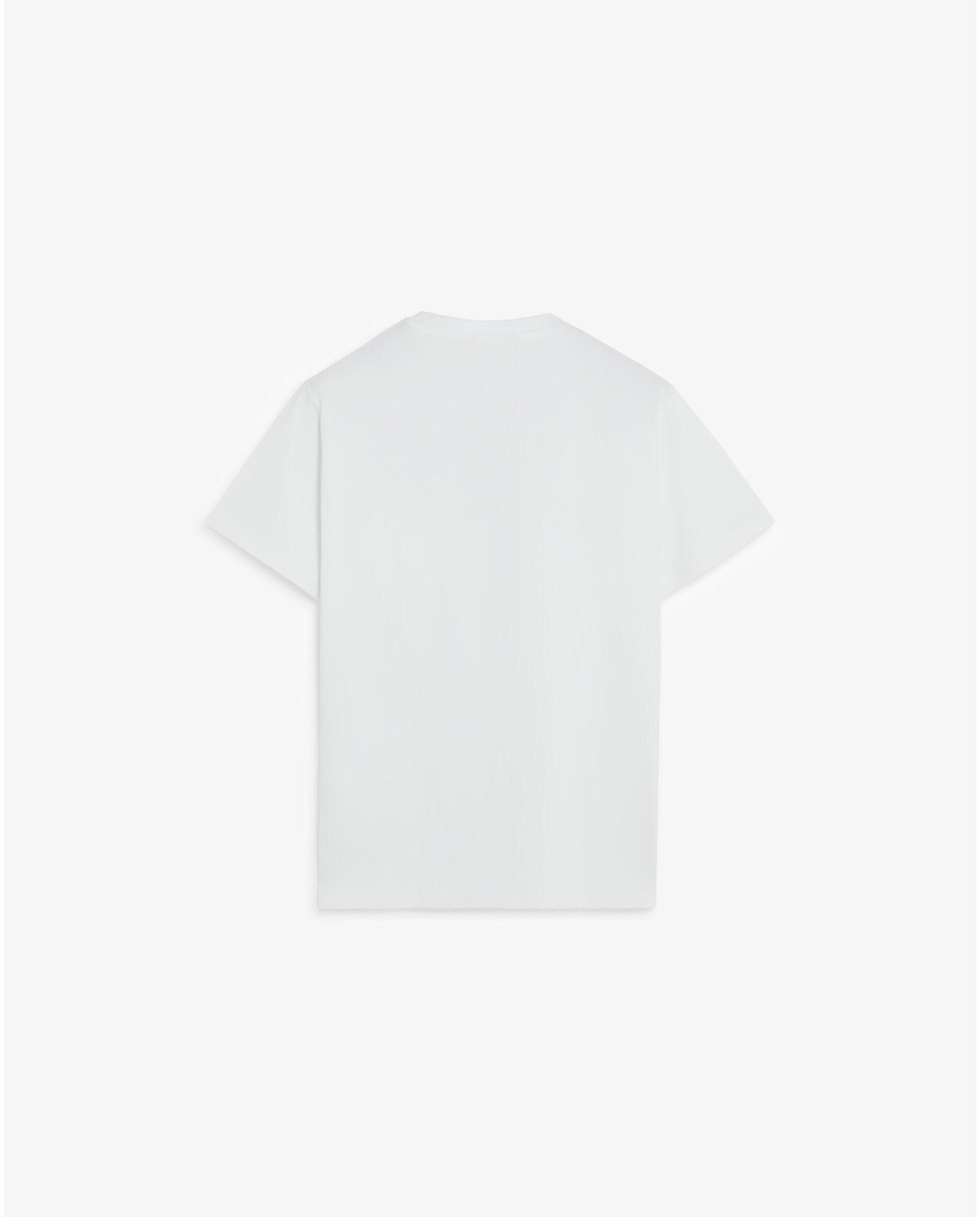 T-shirt Básica de Manga Curta Branco-2