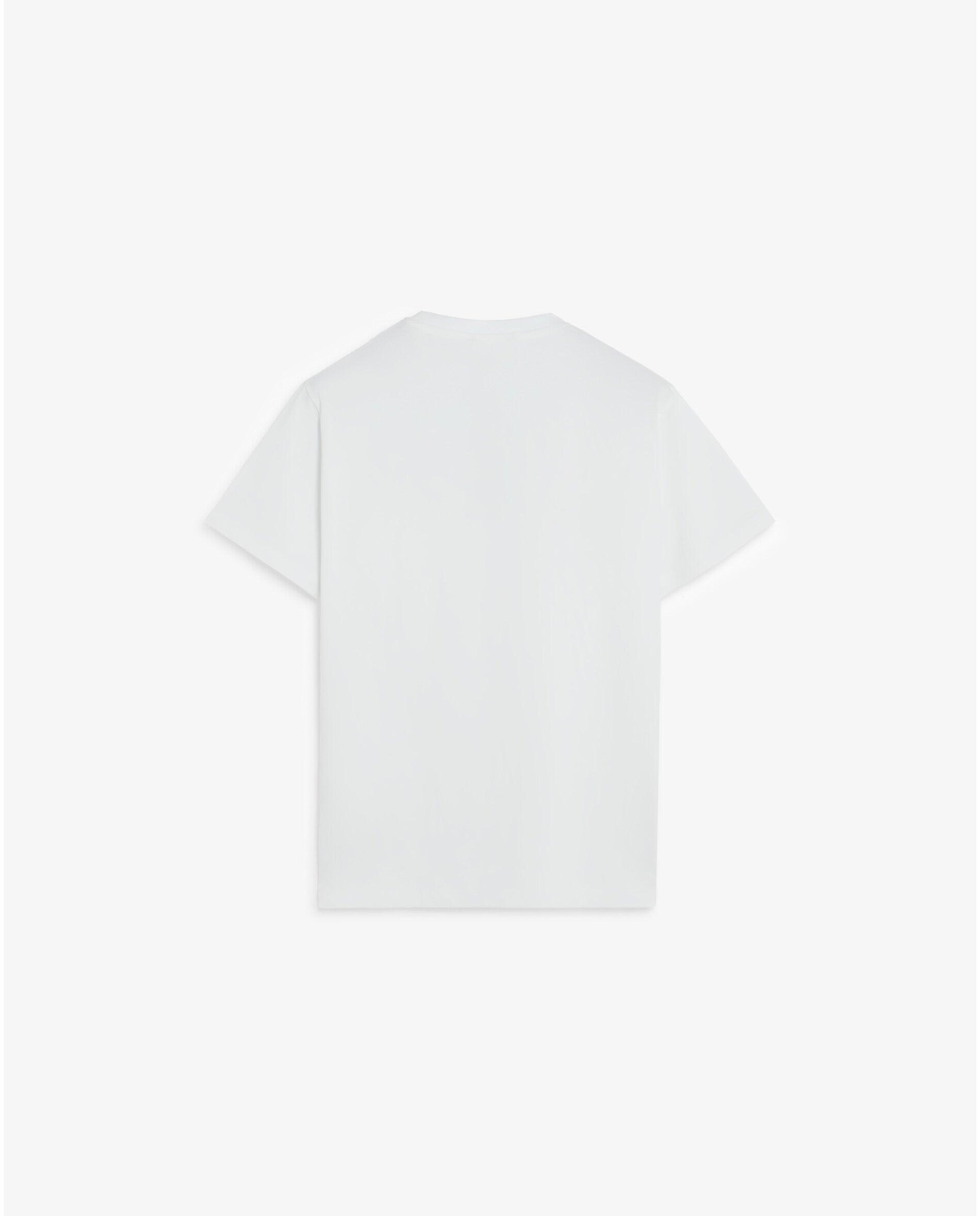 T-shirt Básica de Manga Curta Branco-2