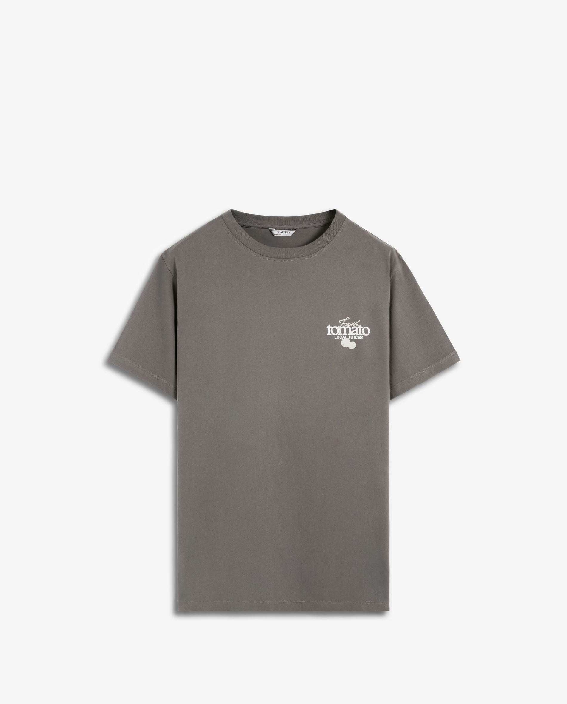 Imagem 0 de T-shirt de Manga Curta com Print Posterior