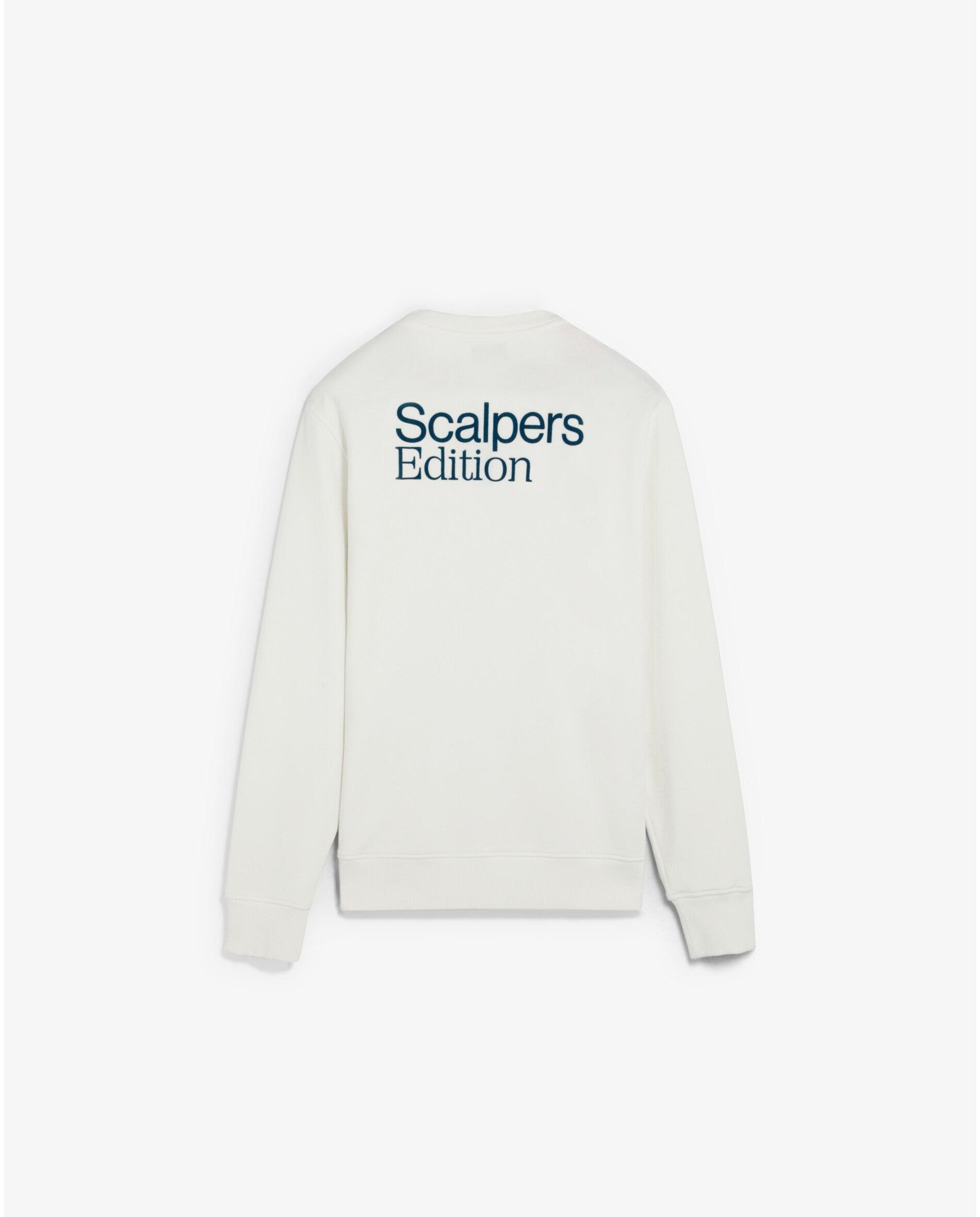Sweatshirt com Gola Redonda e Letreiro Posterior Branco-2