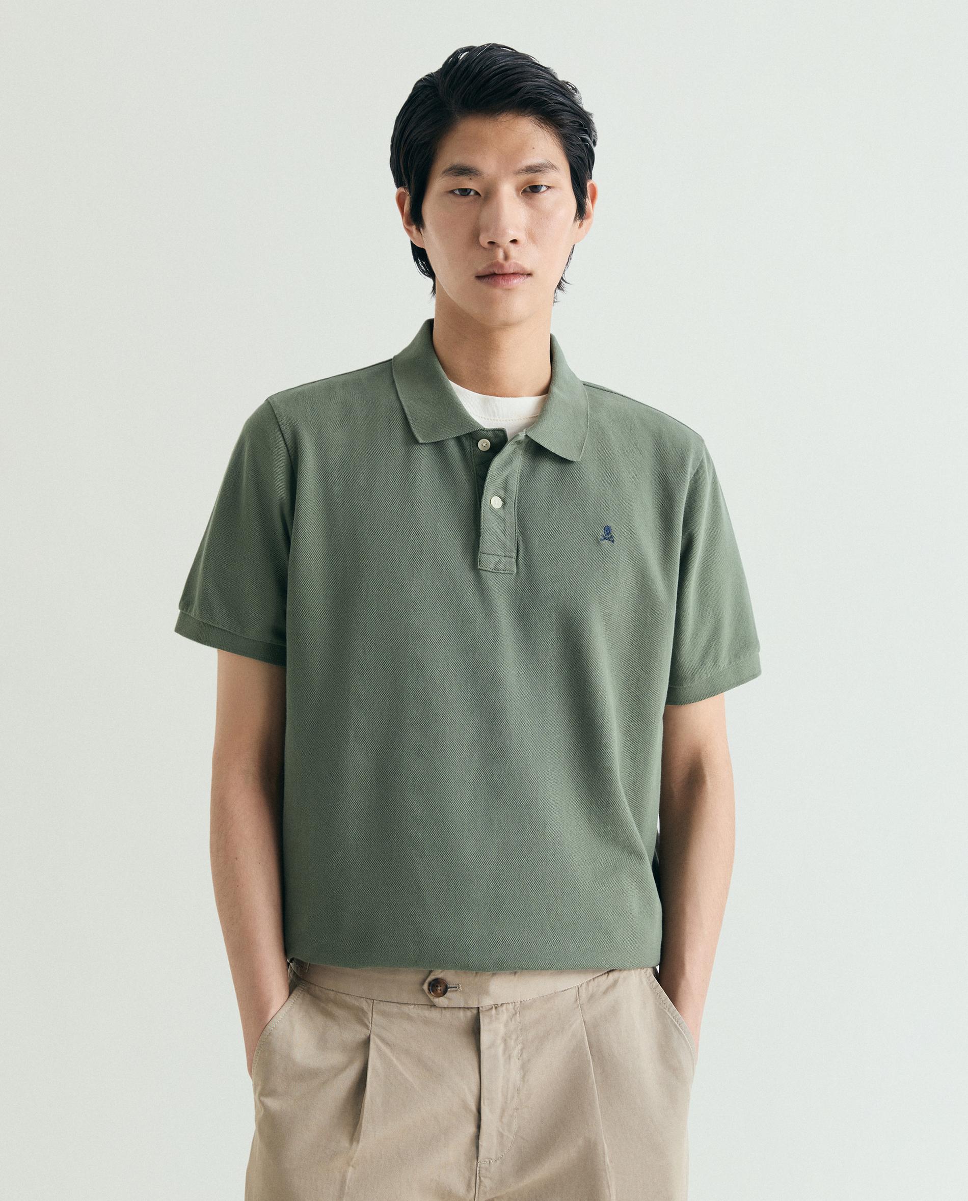 Imagem 0 de Polo Piqué de Manga Curta Regular Fit