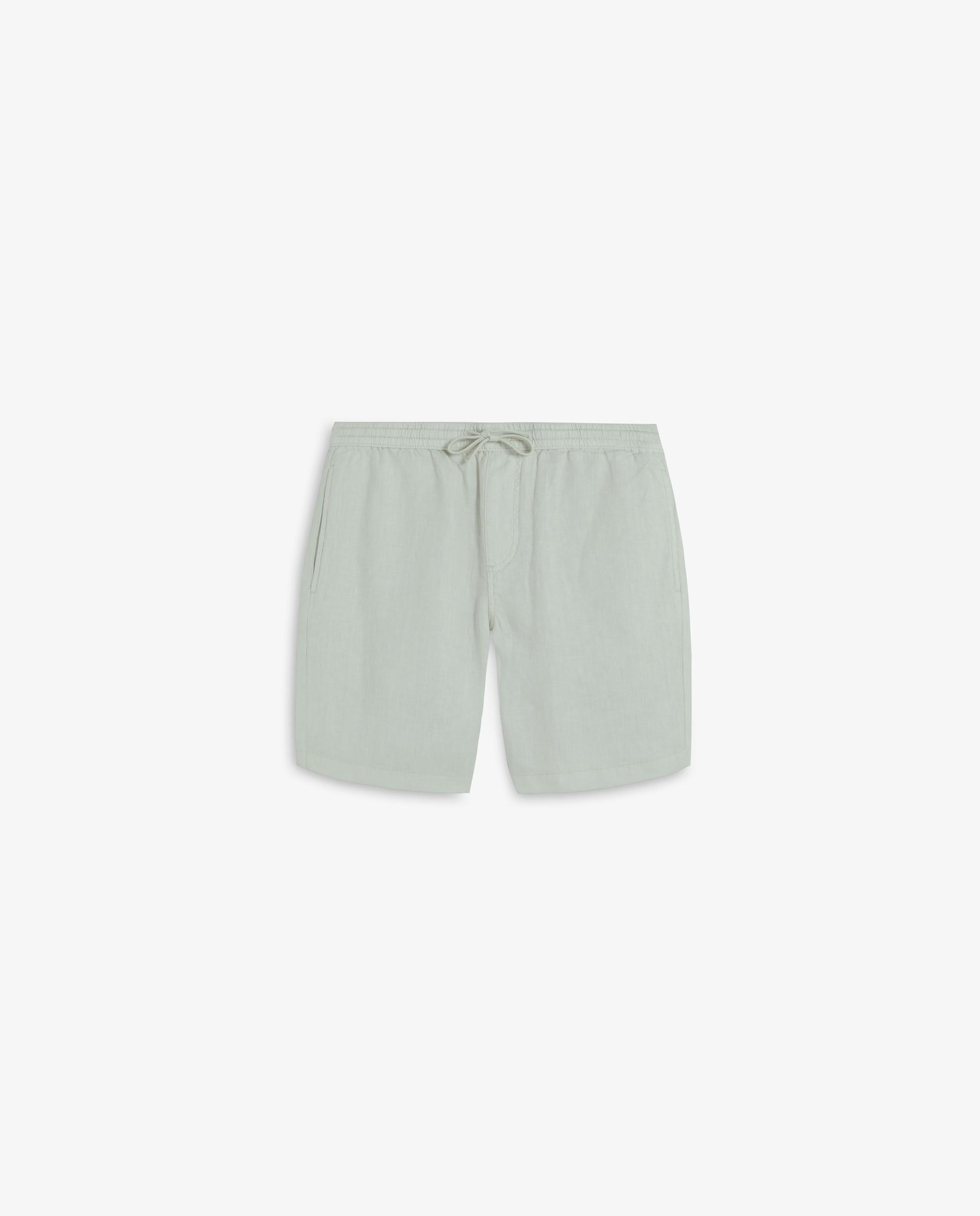 Imagem 0 de Bermudas de Linho com Cordão de Ajuste