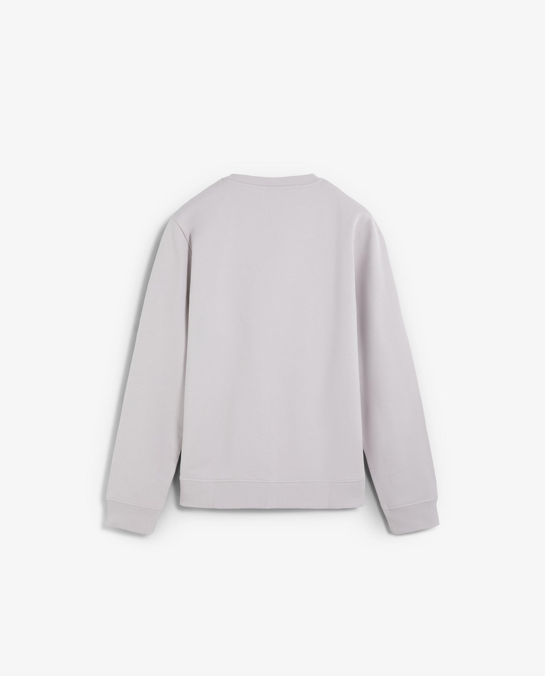 Sweatshirt com Gola Redonda e Logo Bordado Malva-6