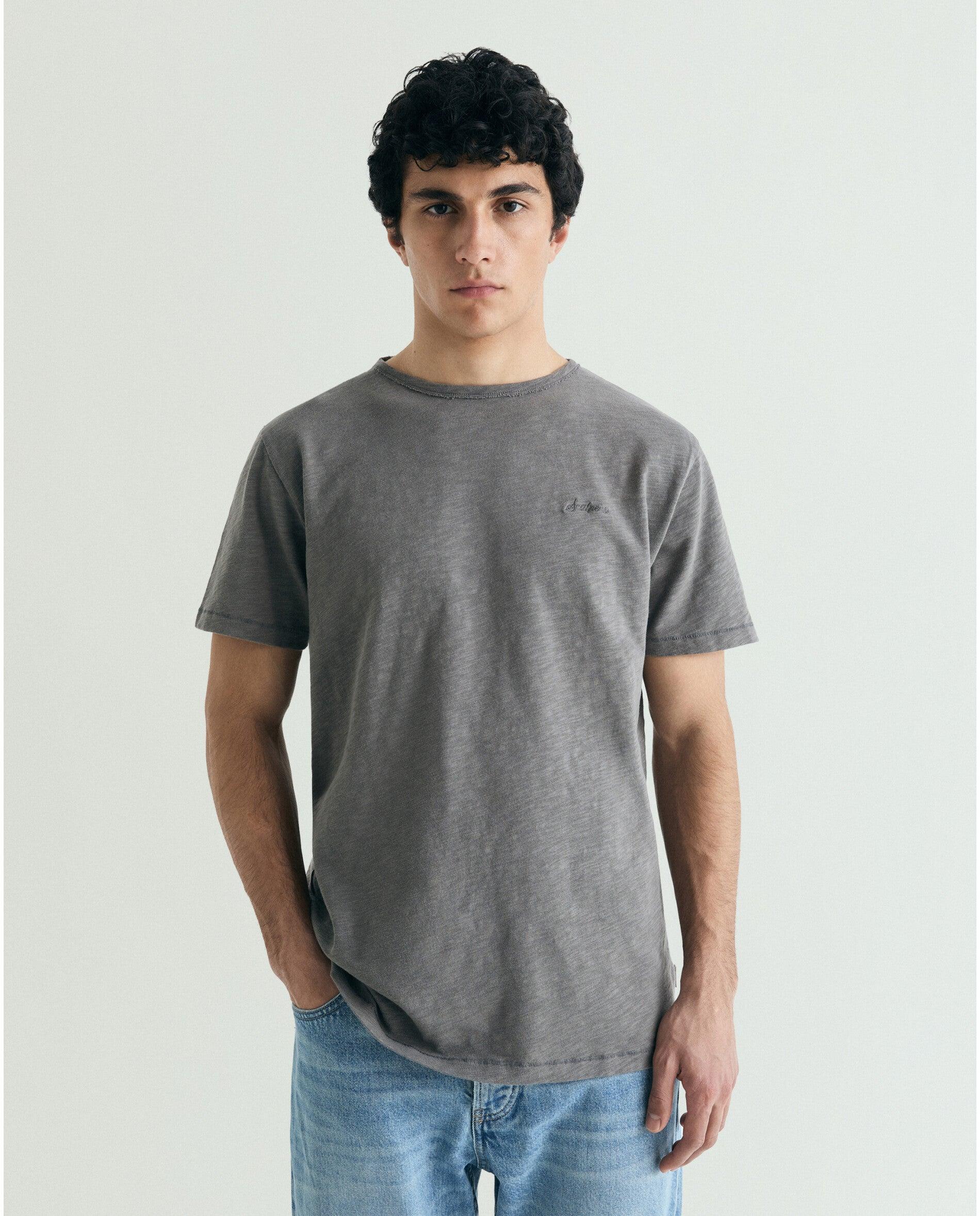 Imagem 0 de T-shirt de Manga Curta Regular Fit Efeito Lavagem