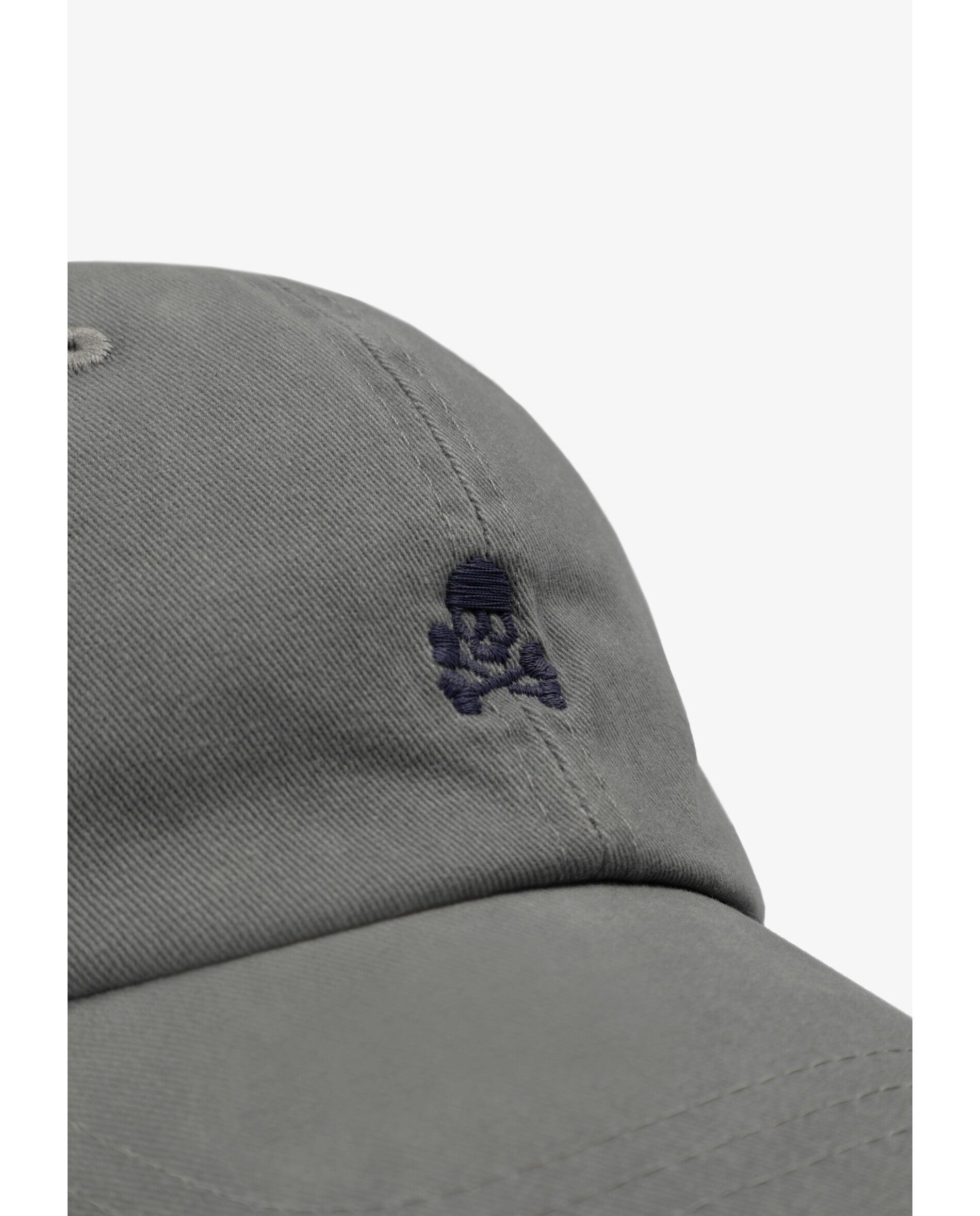 Boné Infantil Ajustável com Logo Bordado Scalpers Azul-acinzentado-3