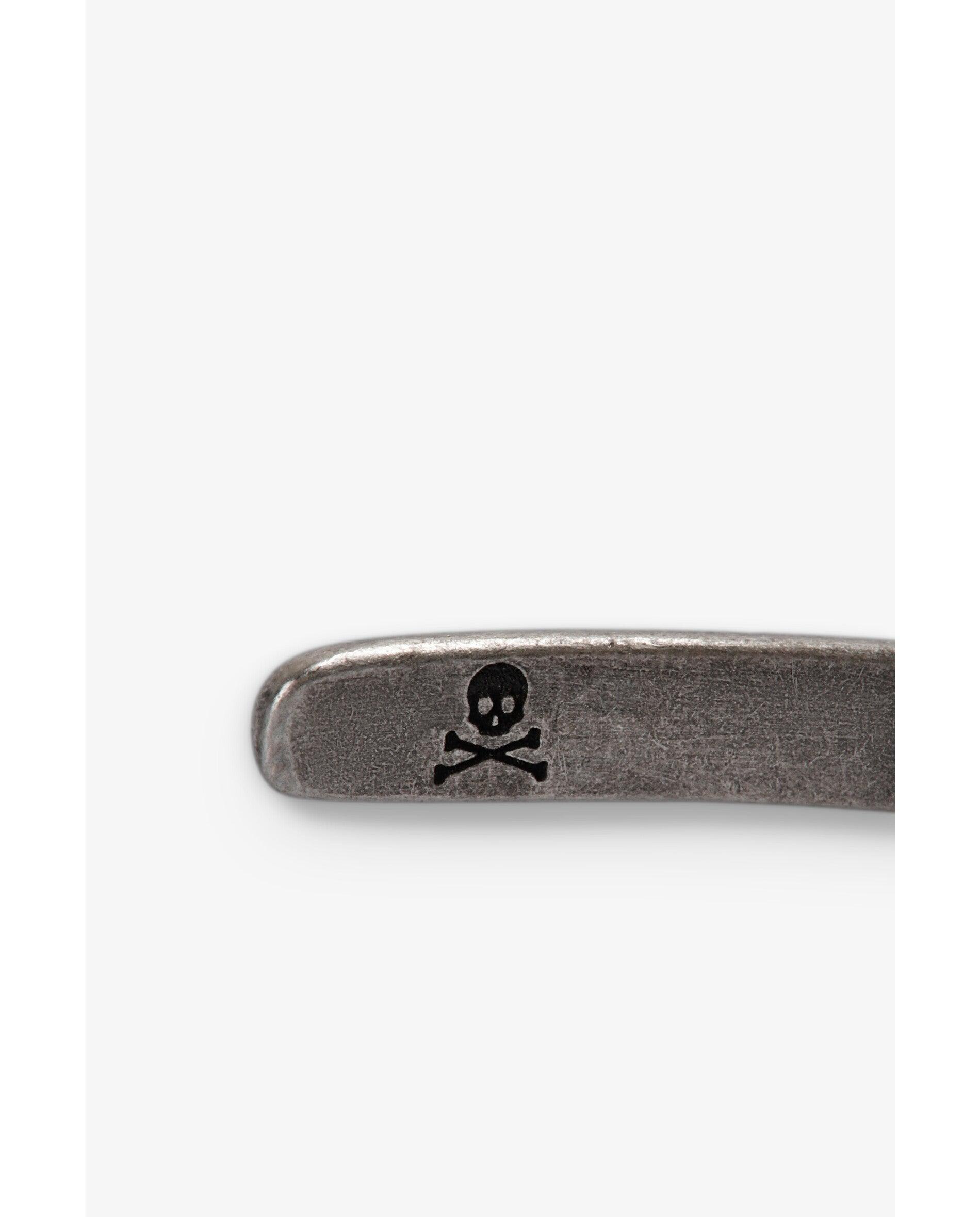 Pulseira Rígida Aberta com Detalhe de Fio Entrançado Multicolor-3