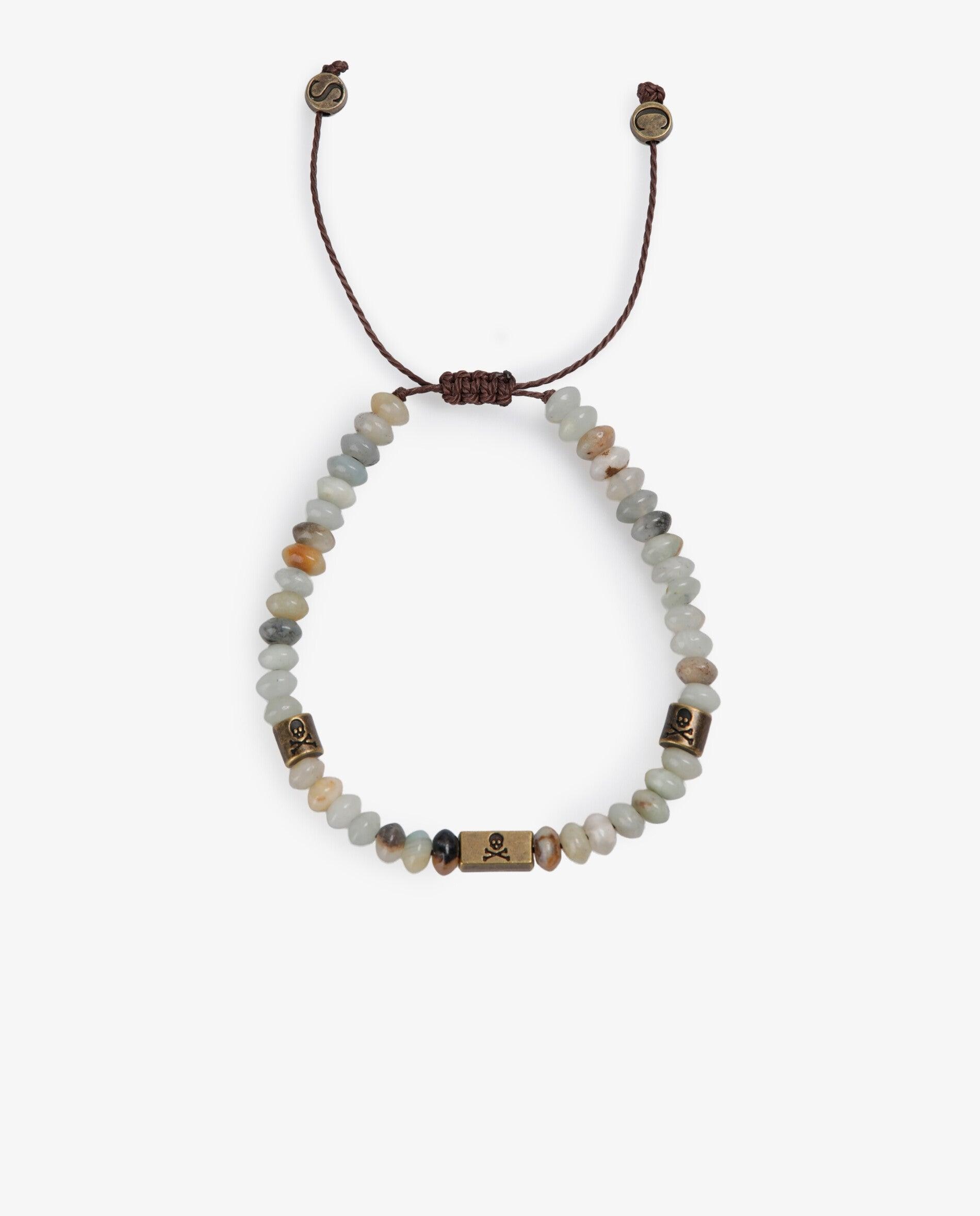 Pulseira com Pedra Natural Ajustável Multicolor-2