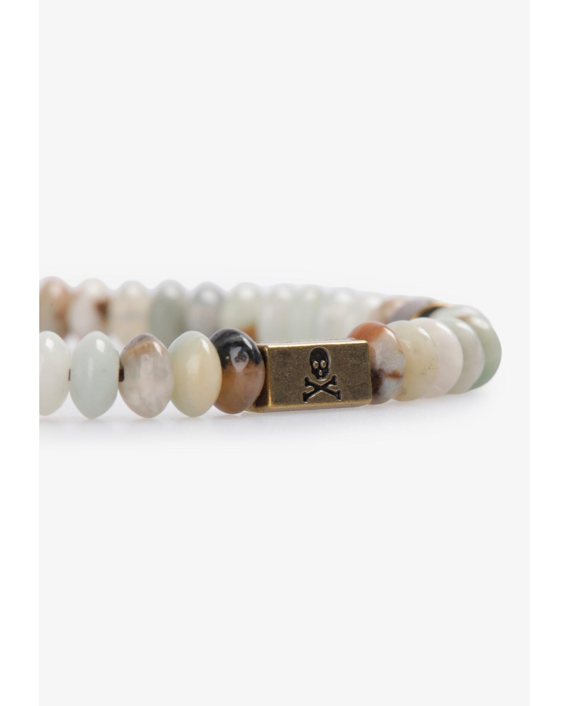 Pulseira com Pedra Natural Ajustável Multicolor-3