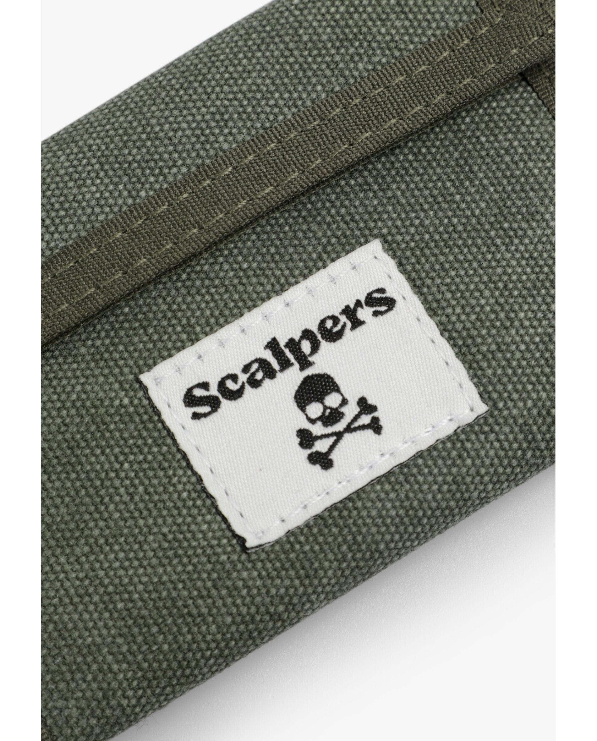 Carteira Plegável com Bolso para Moedas Scalpers Verde-militar-4