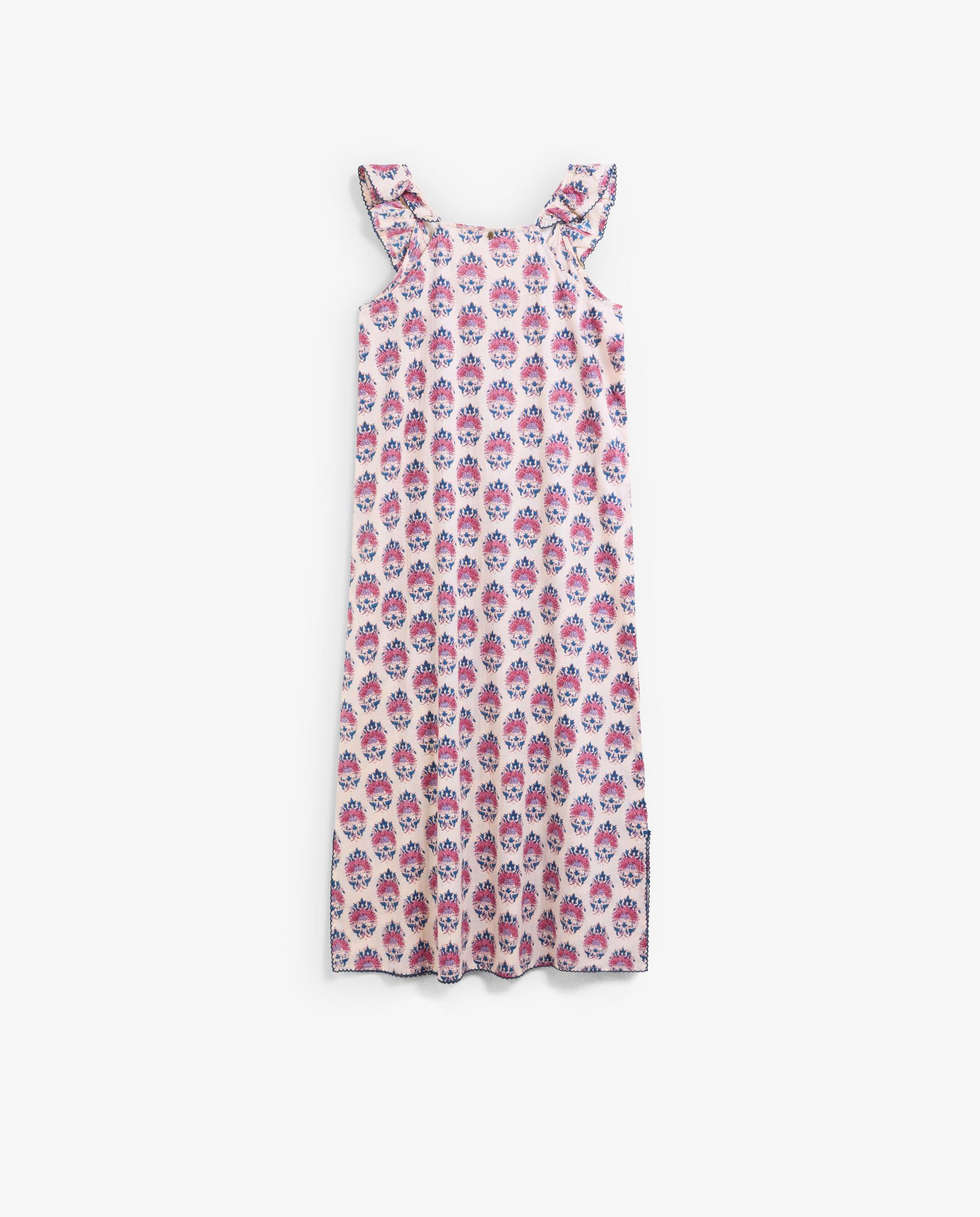 Vestido Infantil Estampado com Folho no Decote Scalpers Multicolor-6