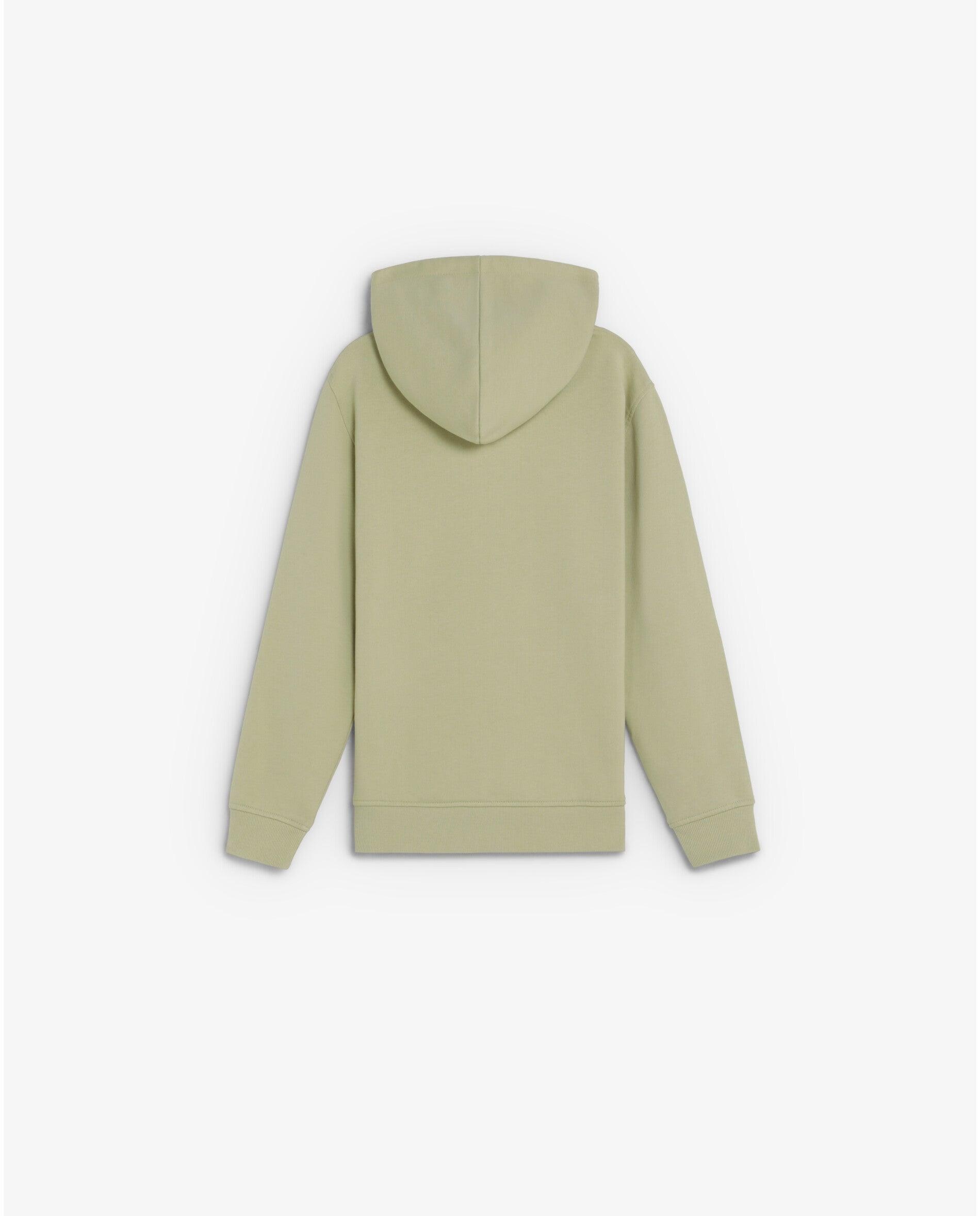 Sweatshirt com Capuz Regular Fit com Bolso Canguru Caqui-2