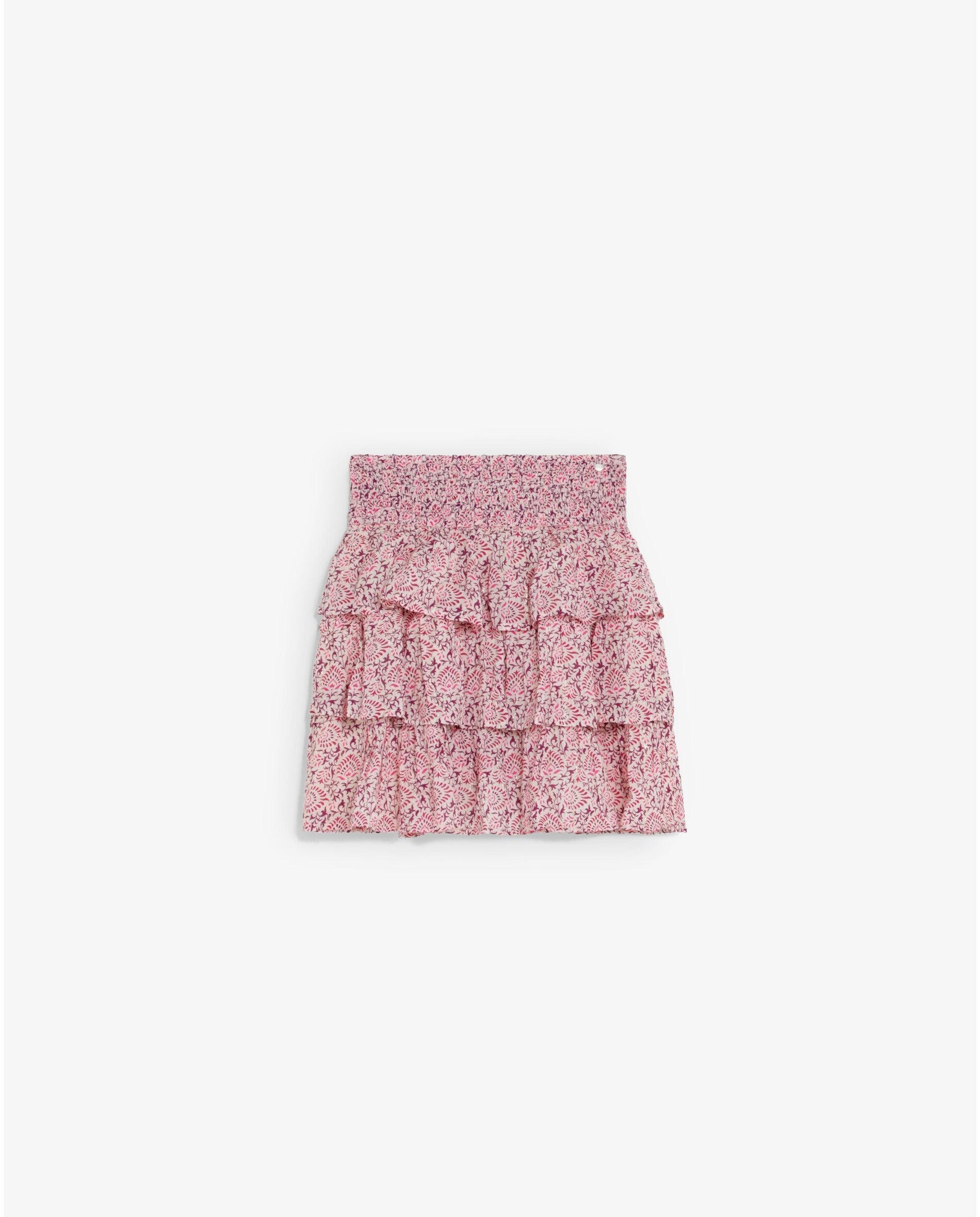 Imagem 0 de Saia Infantil Estampada com Folhos