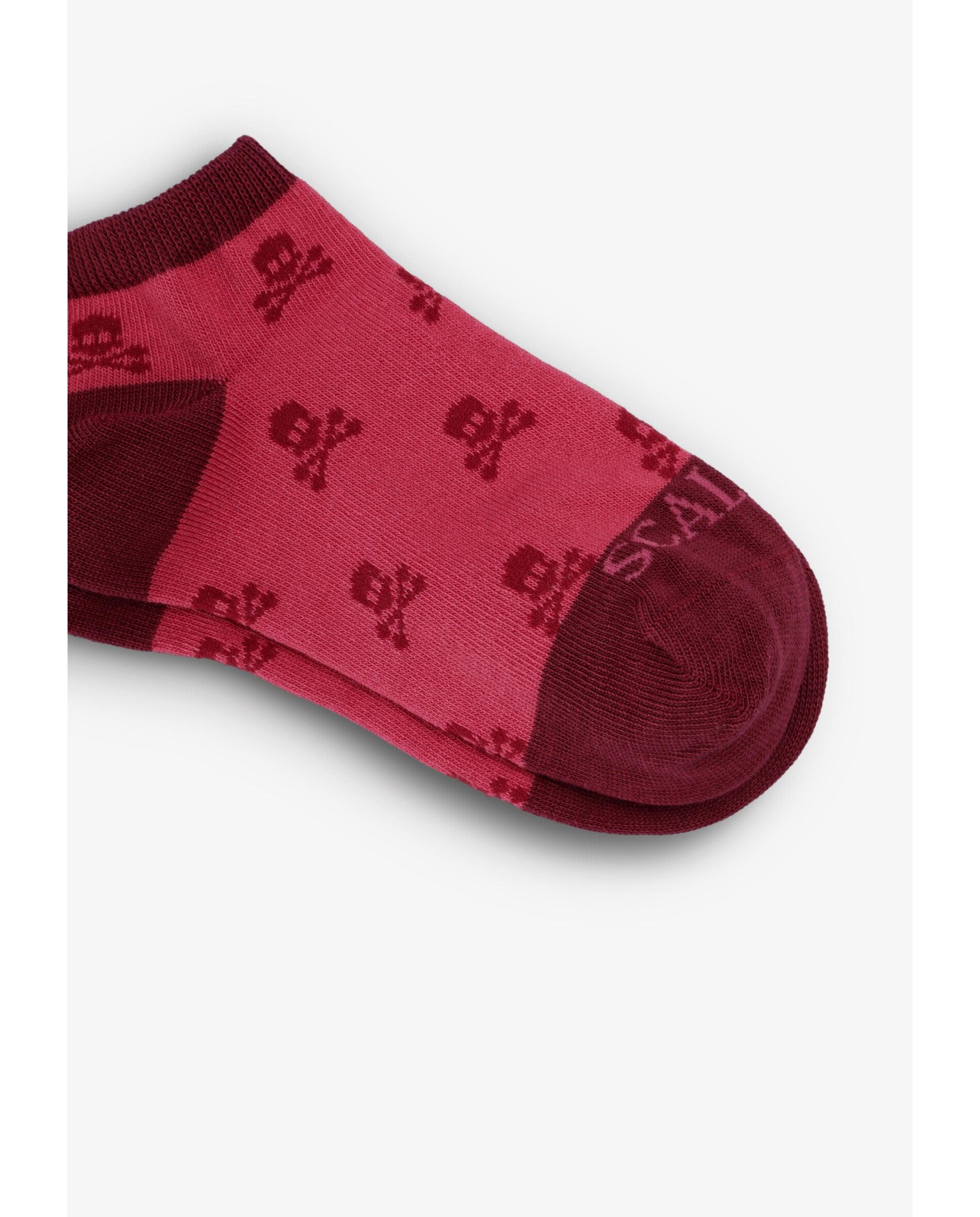 Meias Pelo Tornozelo Estampadas Scalpers Morango-2