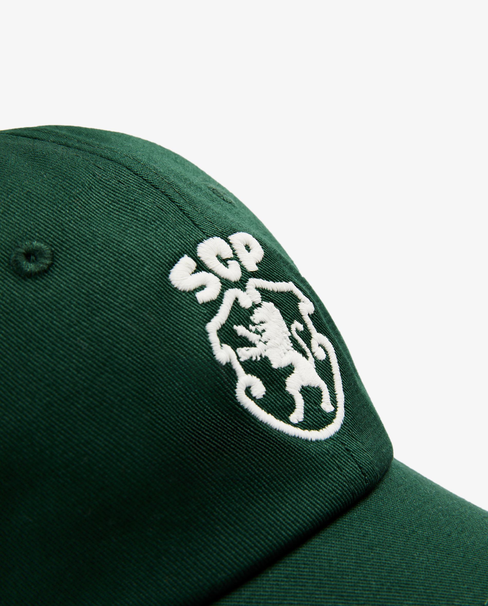 Boné Baseball Ajustável com Bordado Frontal Verde-3