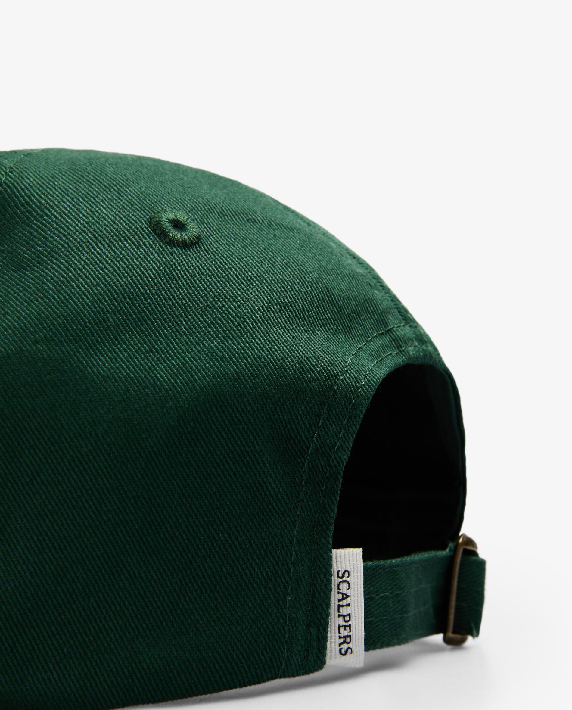 Boné Baseball Ajustável com Bordado Frontal Verde-4