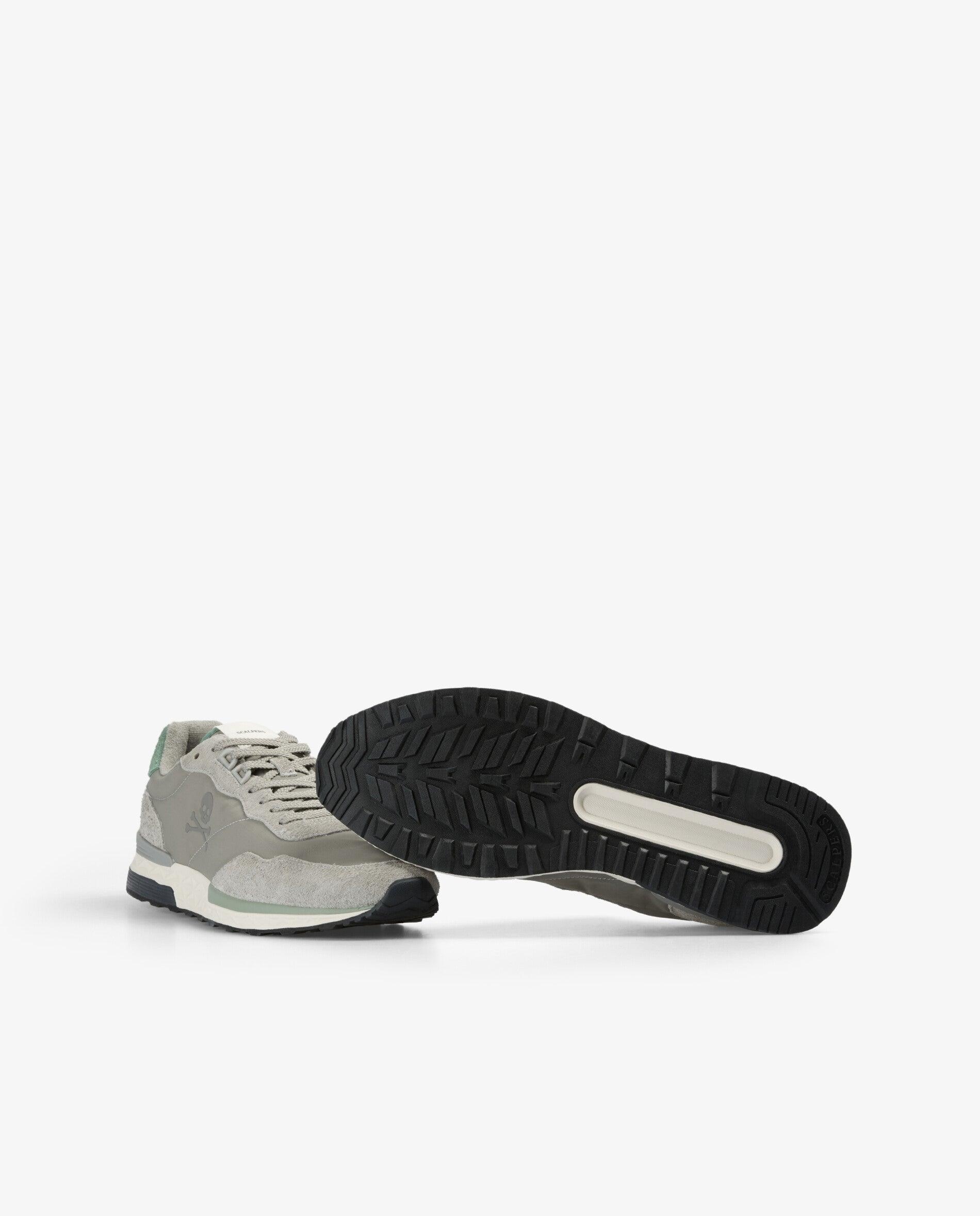 Desportivas Combinadas com Atacadores Cinzento/Verde-4